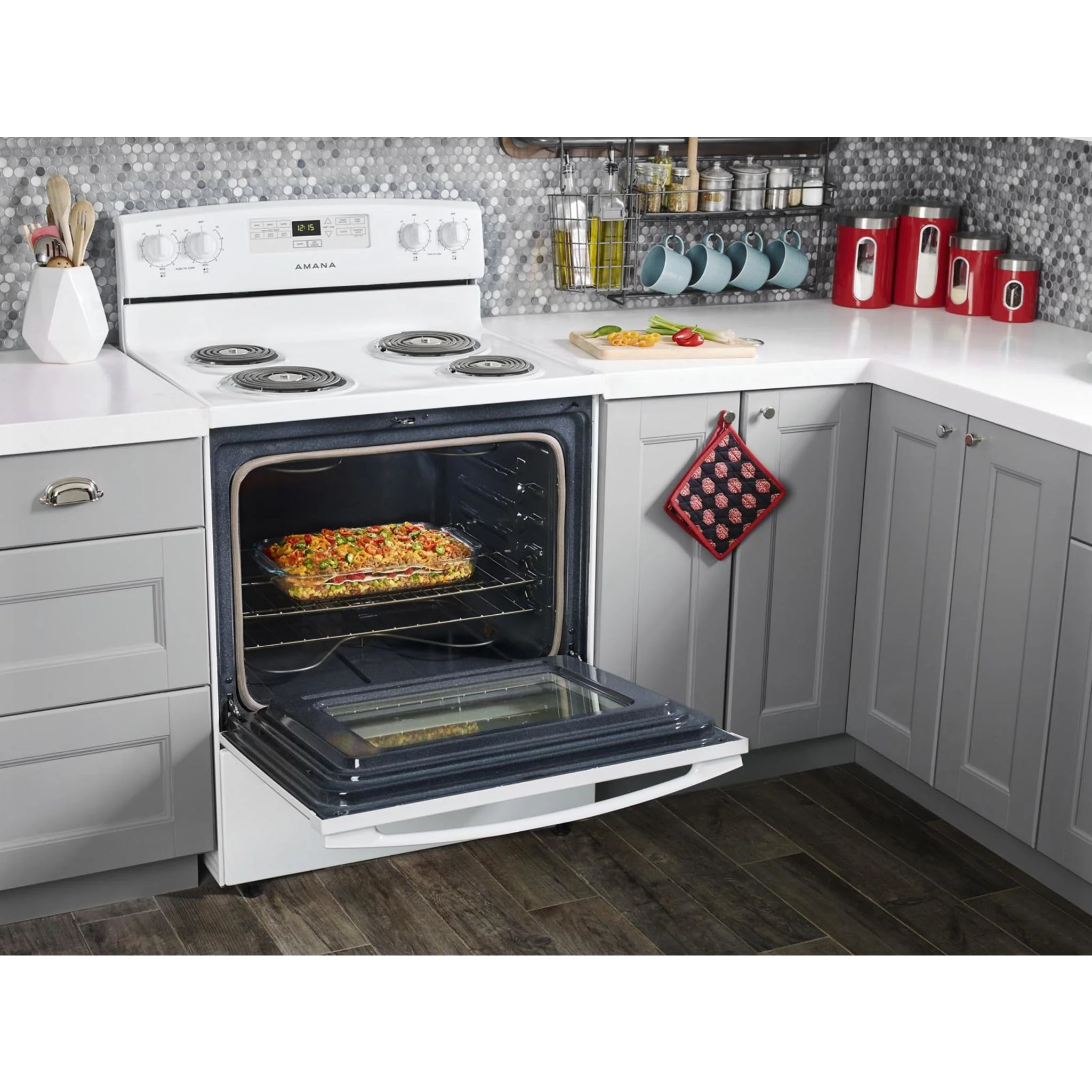 Amana 30-inch Electric Range with Bake Assist Temps -White (YACR4303MFW) - Image 13