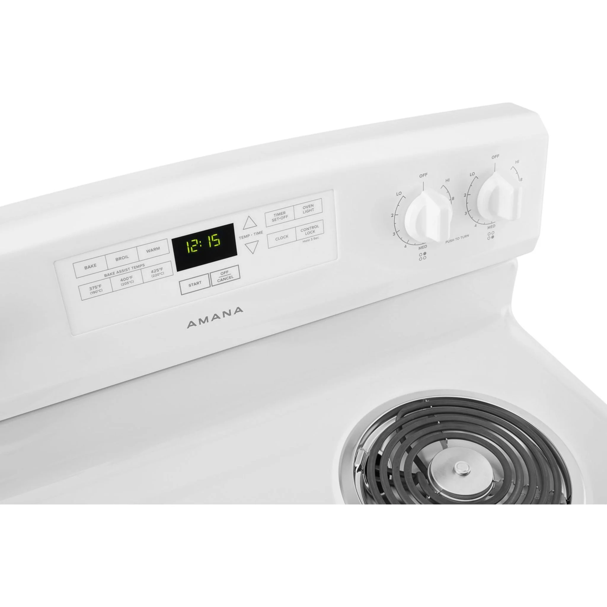 Amana 30-inch Electric Range with Bake Assist Temps -White (YACR4303MFW) - Image 4