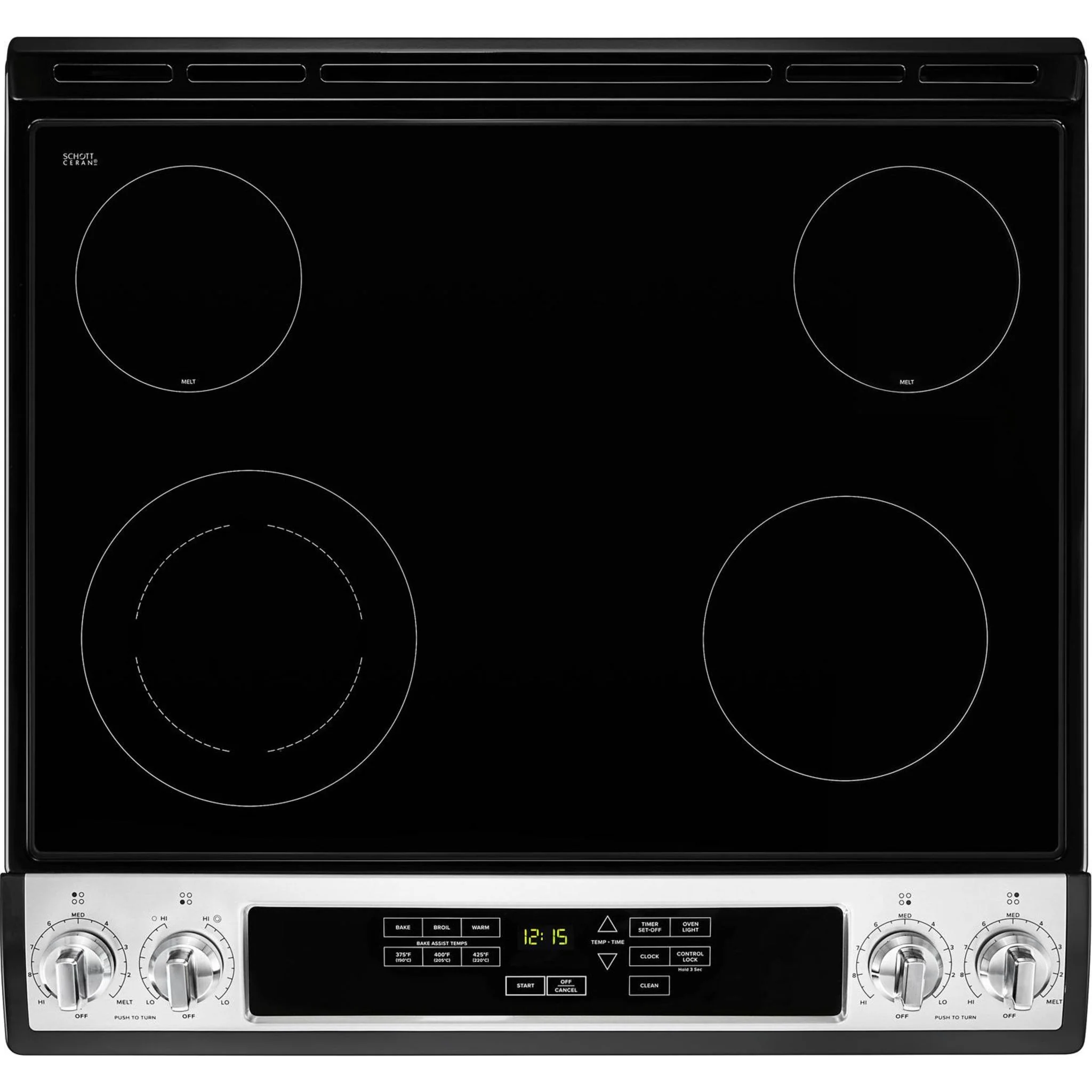 Amana 30-inch Electric Range with Front Console -Stainless Steel (YAES6603SFS) - Image 14