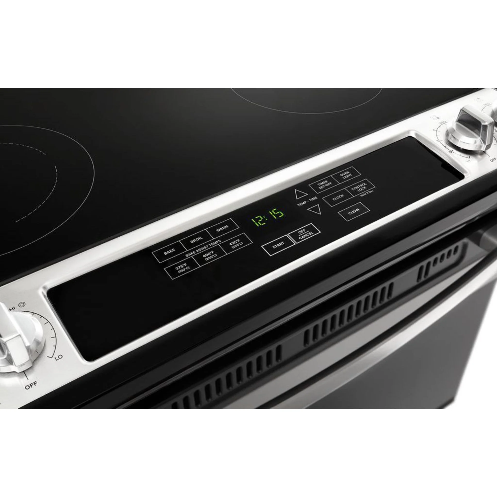 Amana 30-inch Electric Range with Front Console -Stainless Steel (YAES6603SFS) - Image 3
