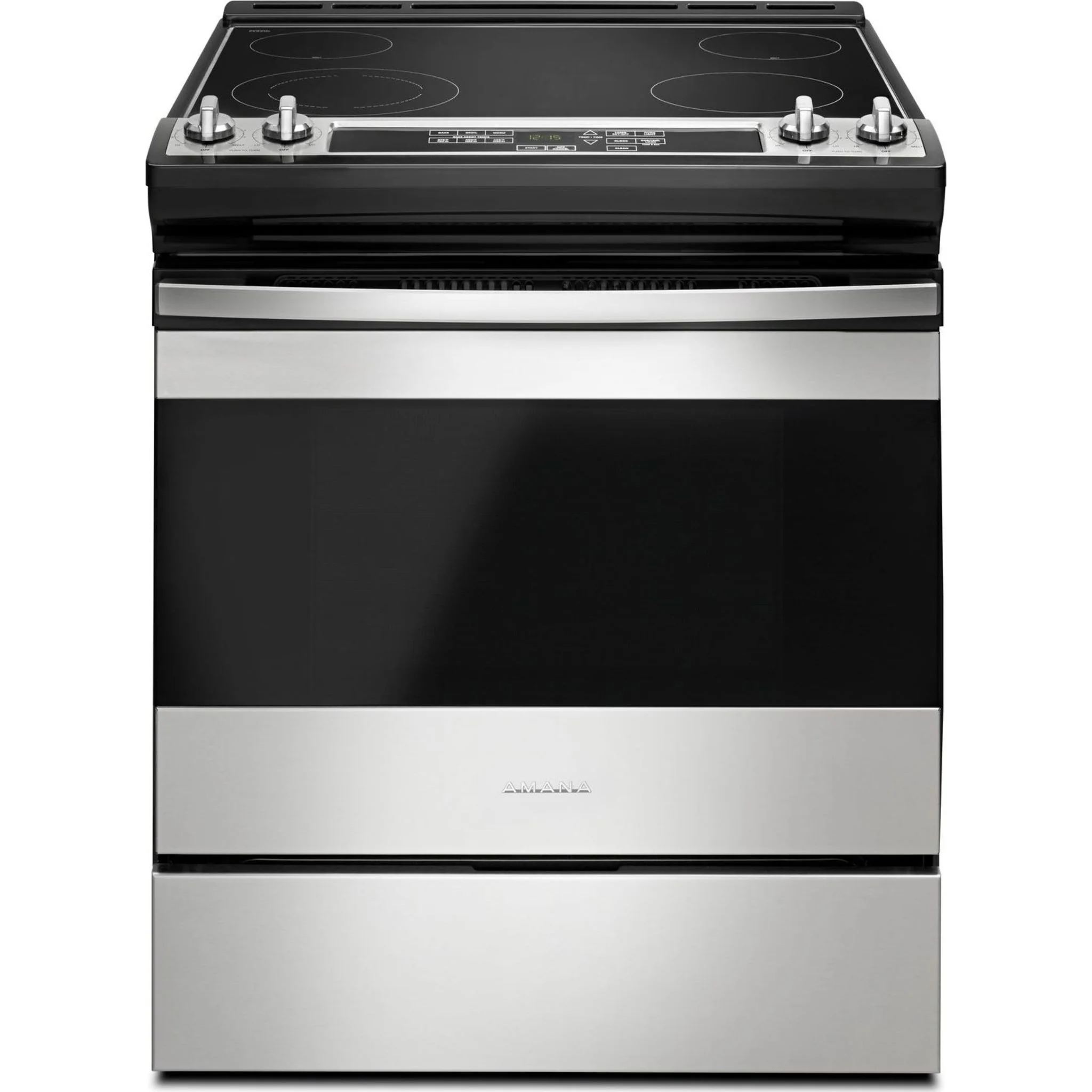 Amana 30-inch Electric Range with Front Console -Stainless Steel (YAES6603SFS) - Image 4