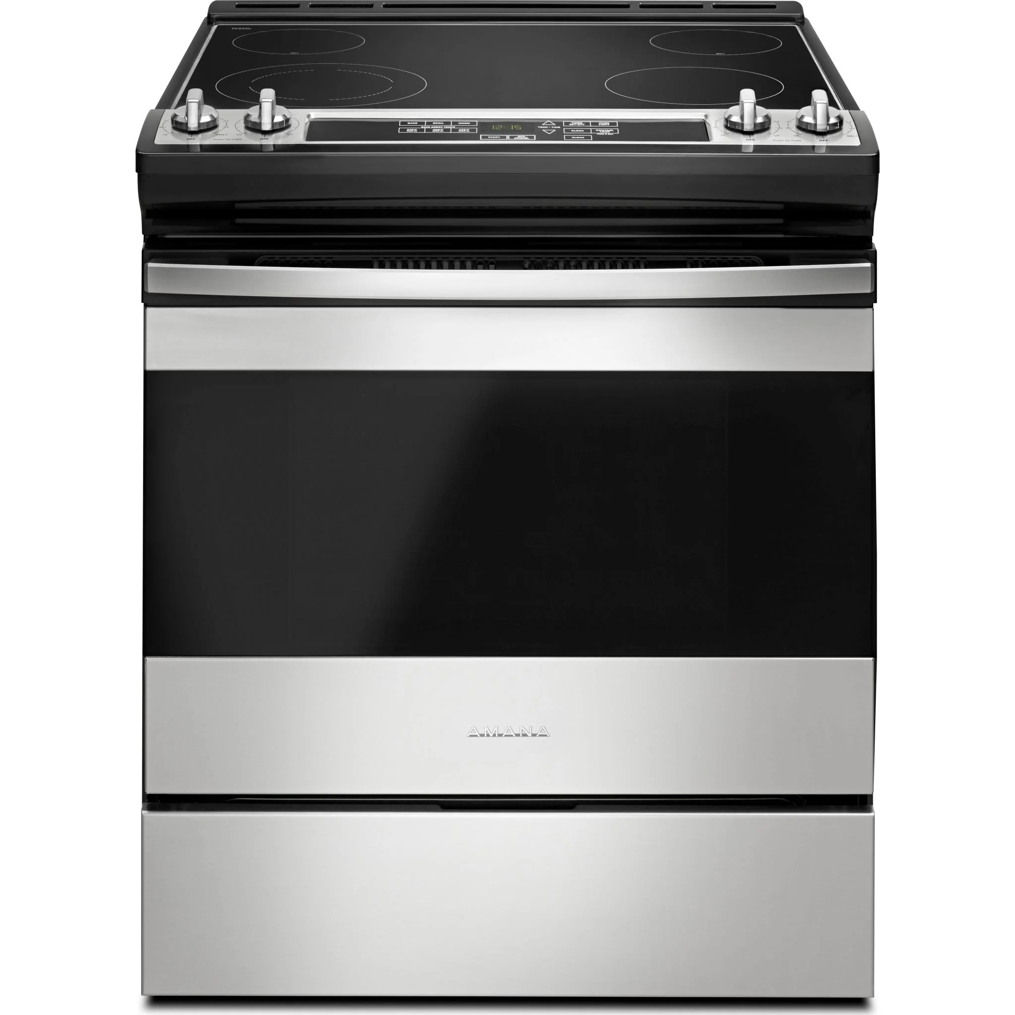 Amana 30-inch Electric Range with Front Console -Stainless Steel (YAES6603SFS) - Image 7