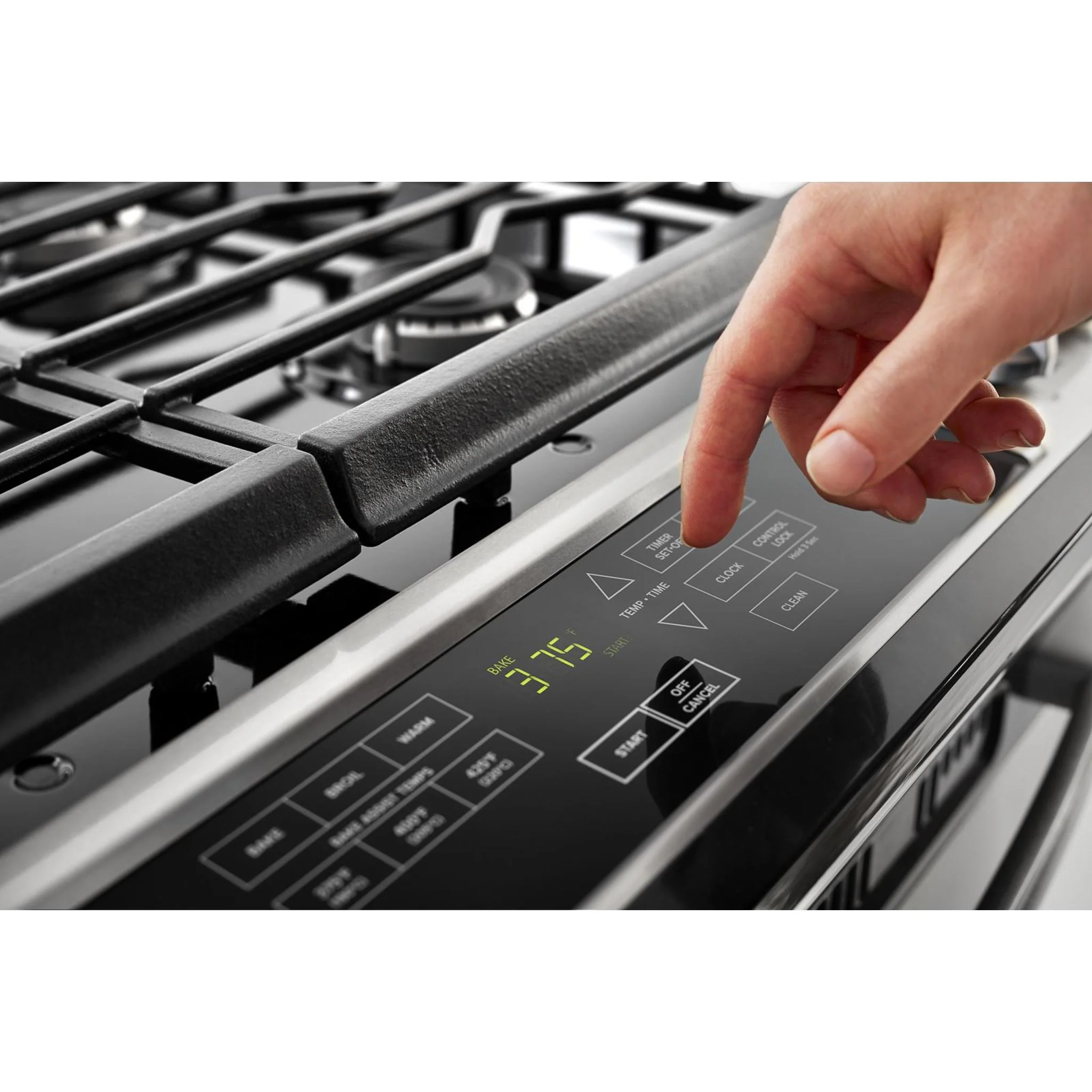 Amana 30"  Electric Range with Front Console - White (YAES6603SFW) - Image 14