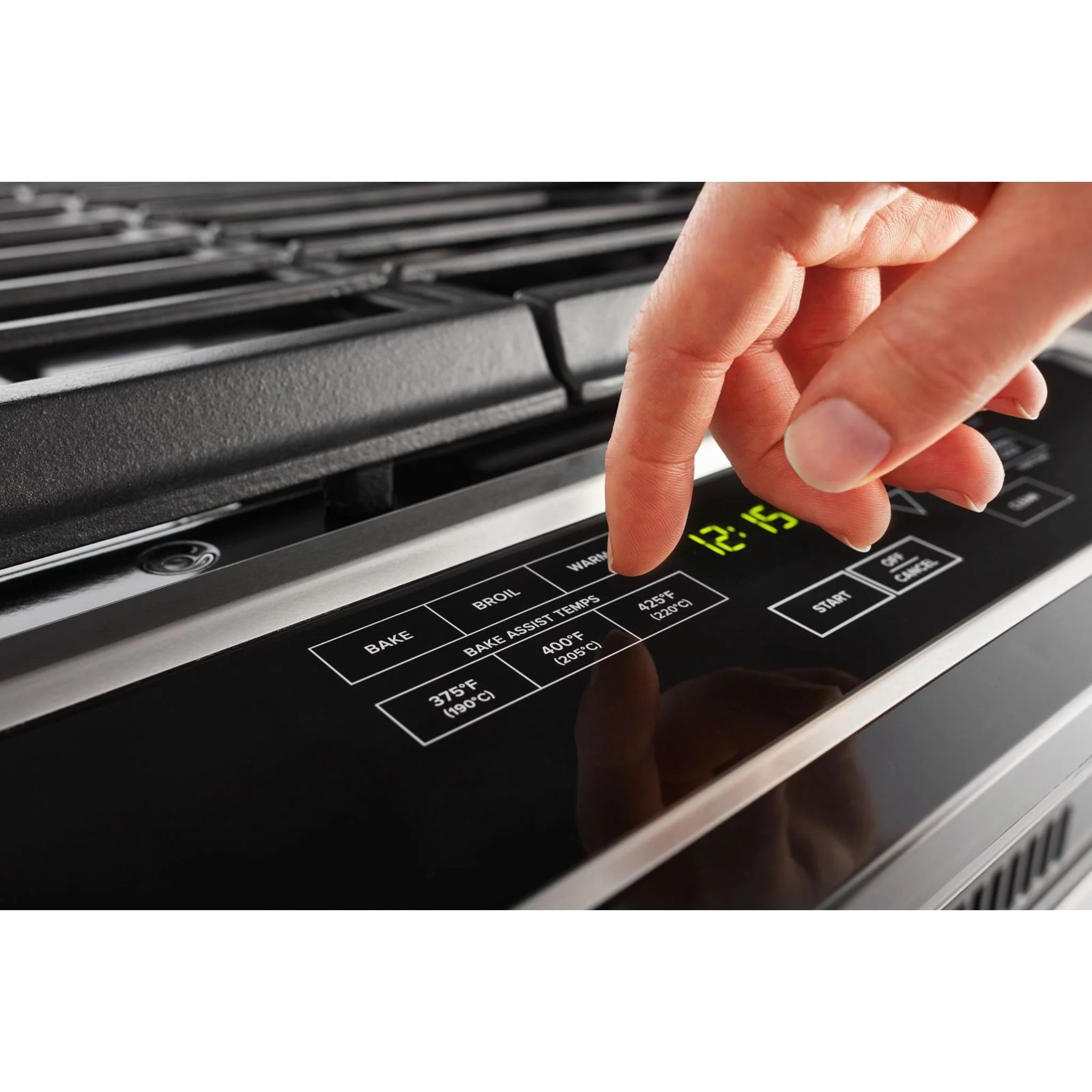 Amana 30"  Electric Range with Front Console - White (YAES6603SFW) - Image 8