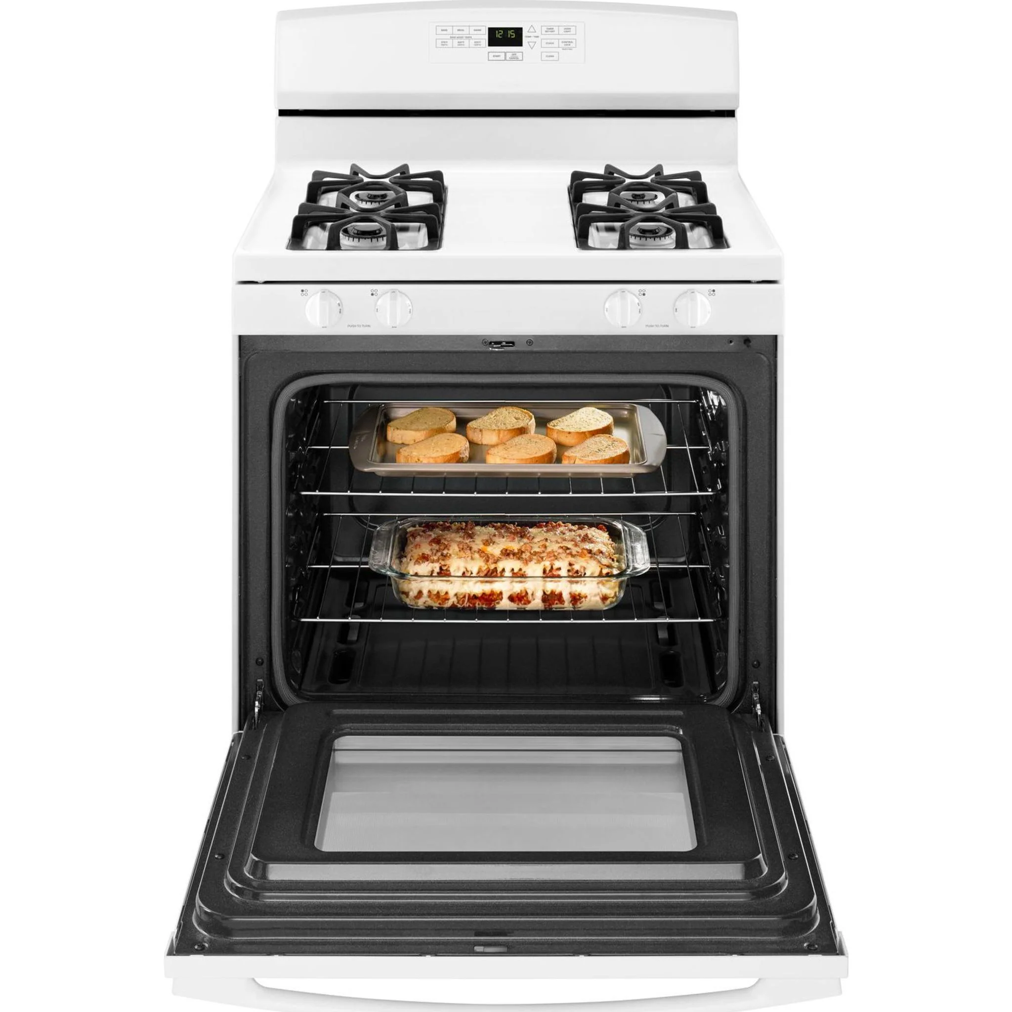 Amana 30-inch Gas Range with Self-Clean Option -White (AGR6603SFW) - Image 7