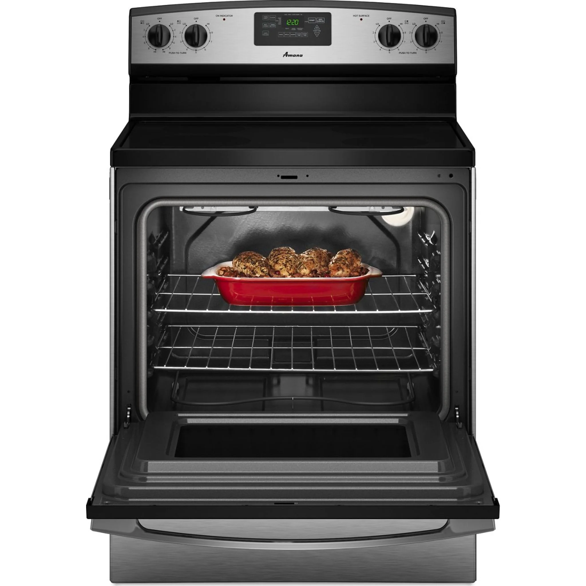Amana 30-inch Electric Range with Self-Clean Option -White (YACR4503SFW) - Image 18