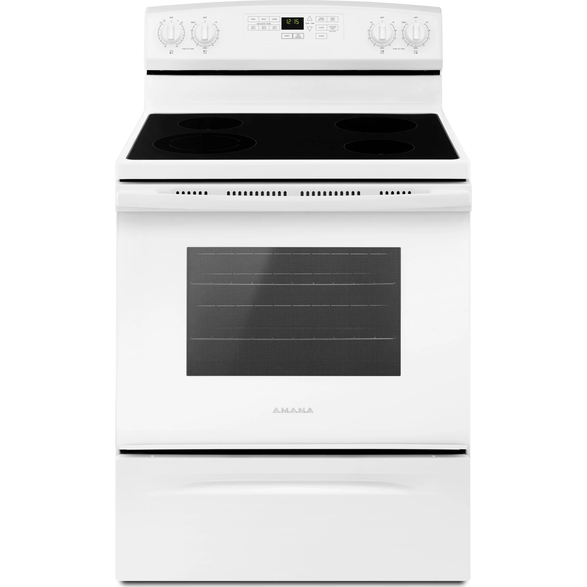 Amana 30-inch Electric Range with Self-Clean Option -White (YAER6603SFW) - Image 7