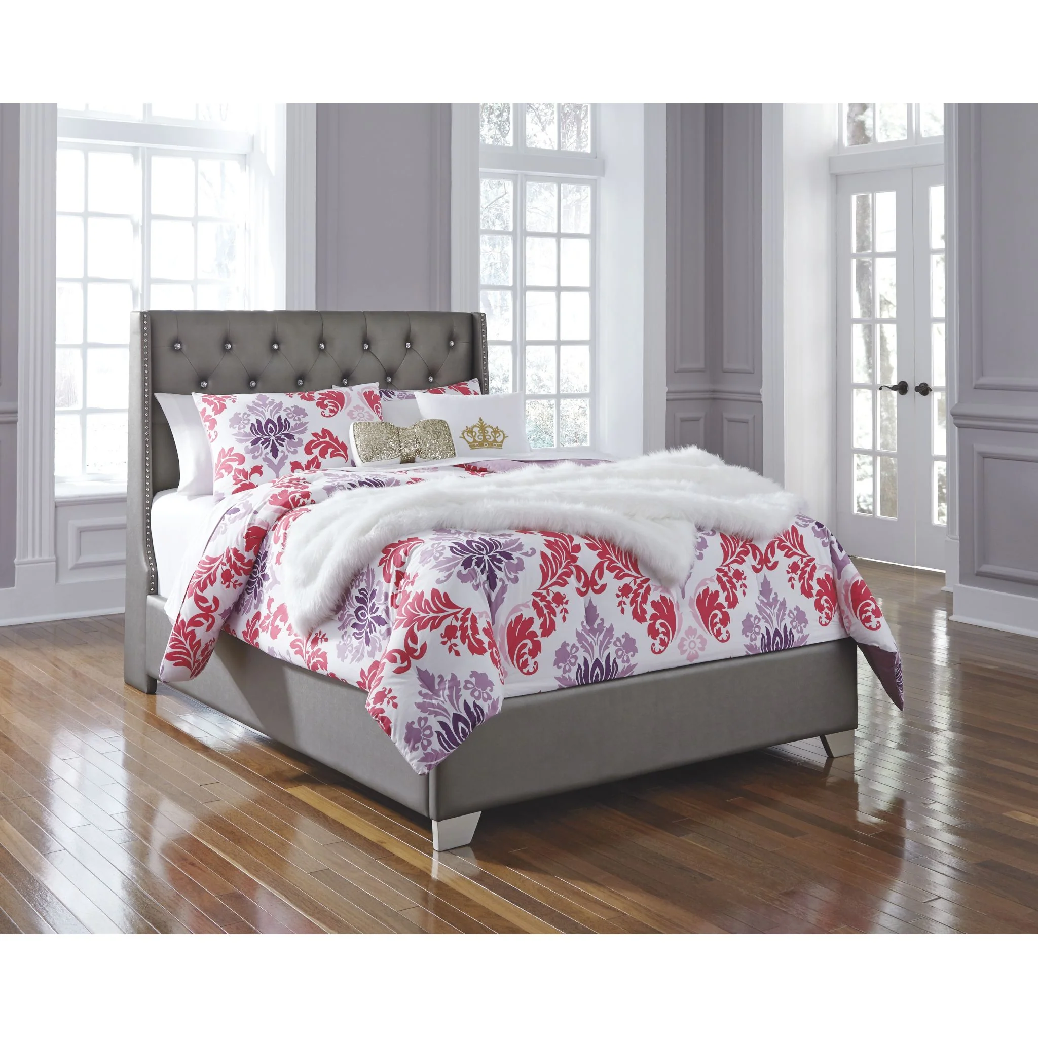 Ashley Coralayne 3 Piece Bed - Image 3