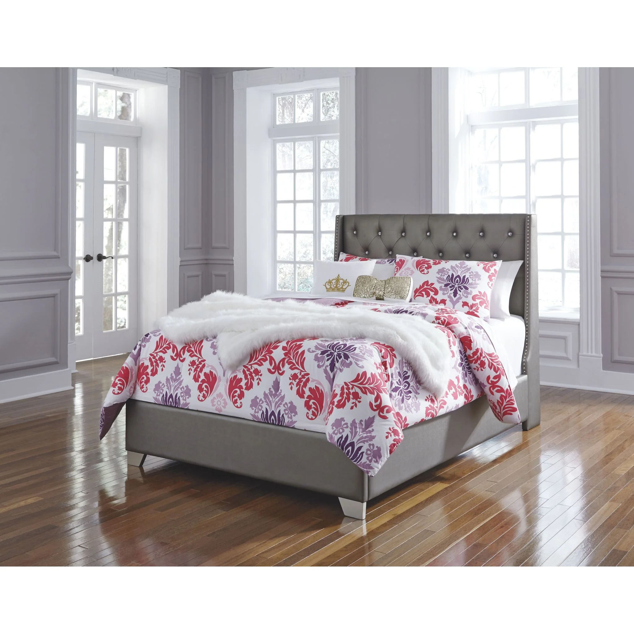 Ashley Coralayne 3 Piece Bed - Image 6