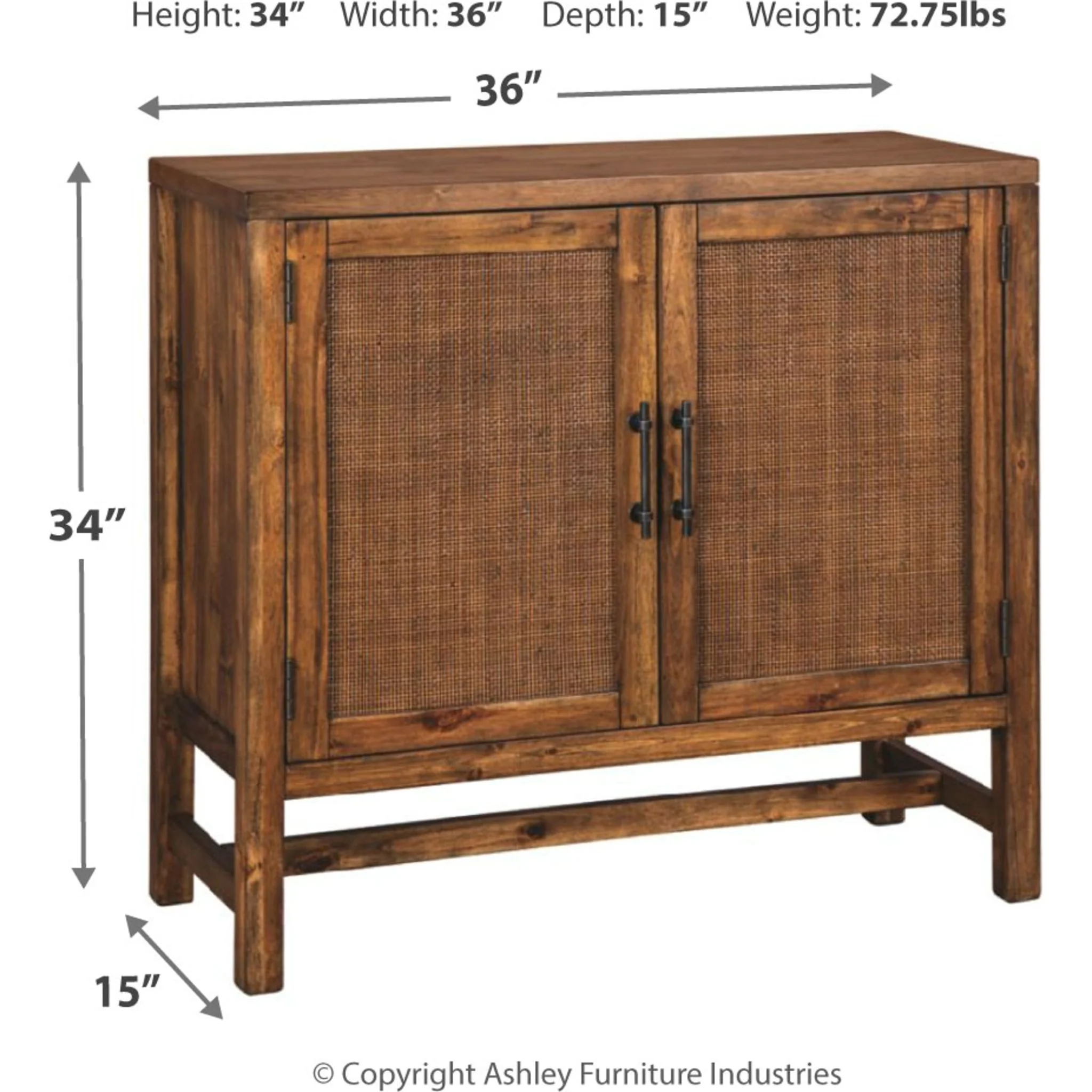 Beckings Cabinet - Brown - Image 4