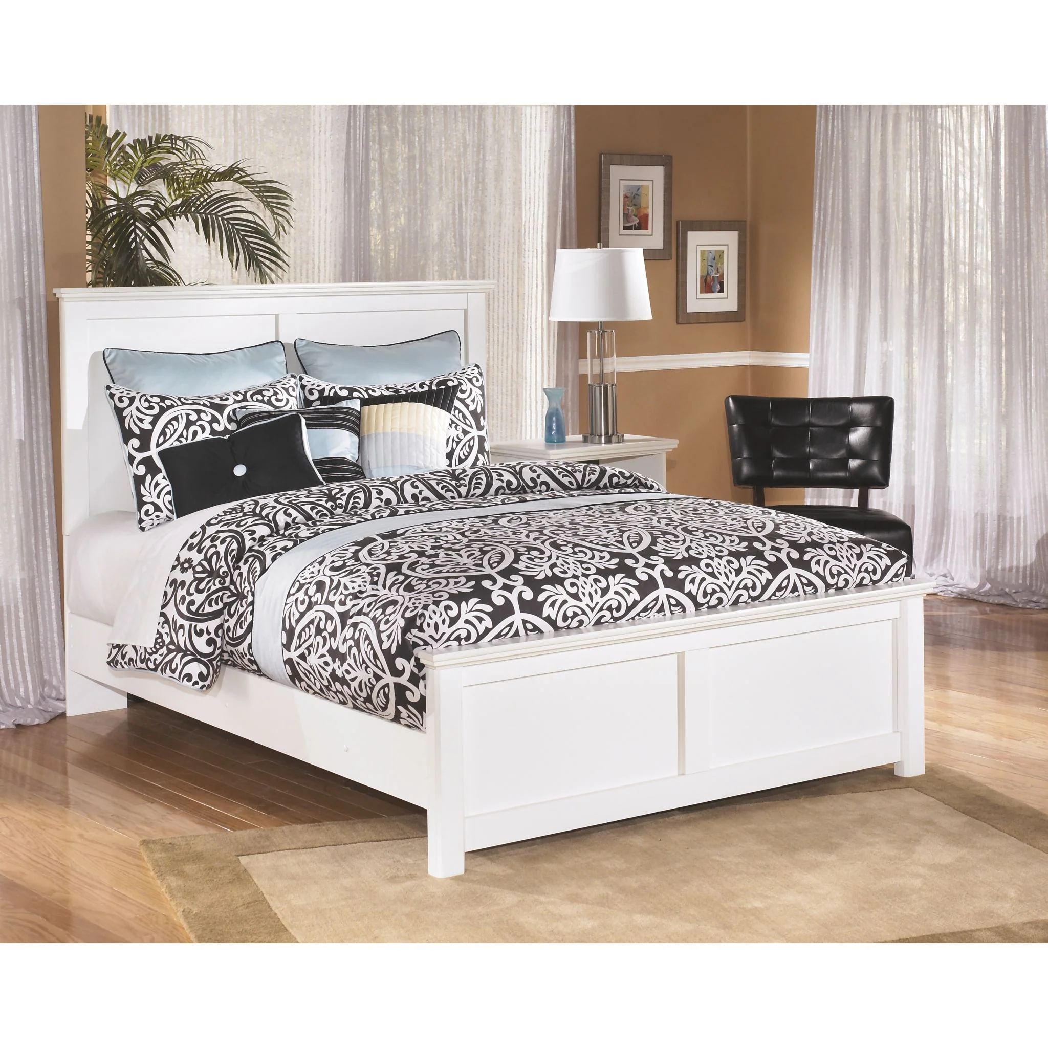 Bostwick Shoals 5 Piece Queen Panel Bedroom - White - Image 3