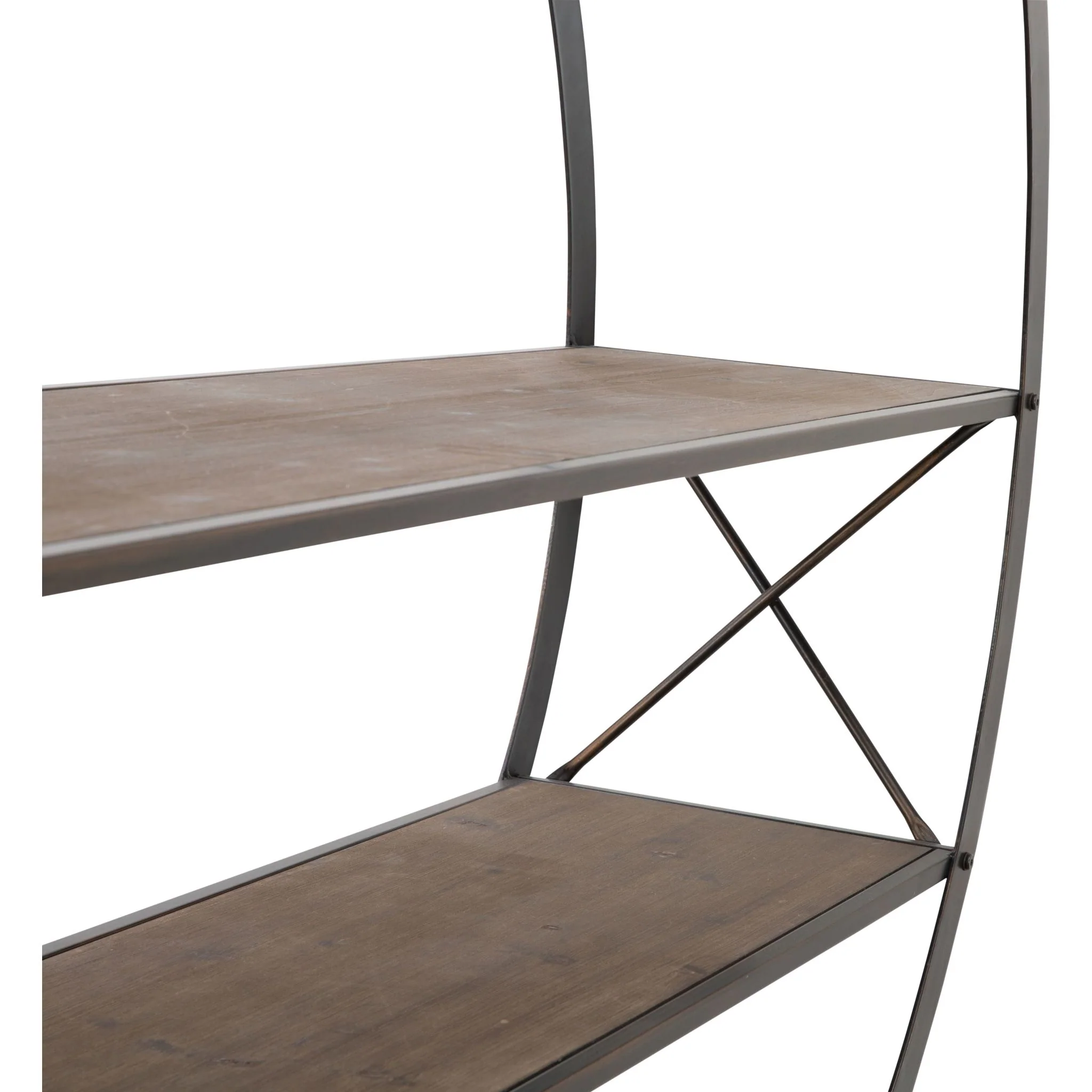 Circle Bookcase - Brown - Image 5