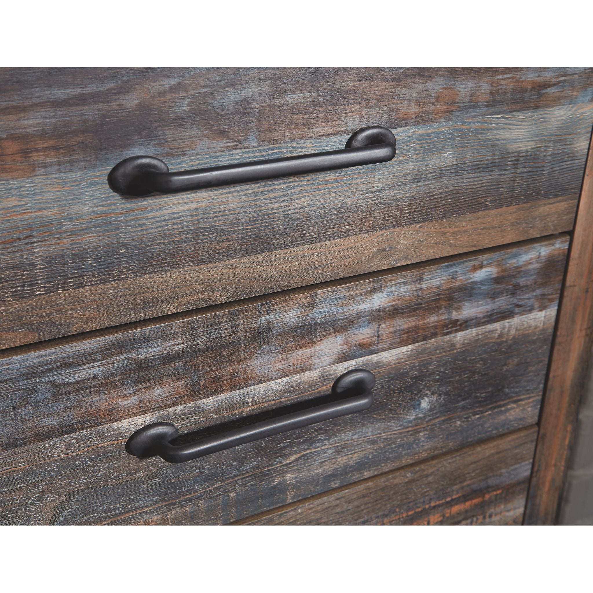 Drystan 5 Piece Queen Bookcase Bed with 4 Drawer Storage Bedroom - Multi - Image 8