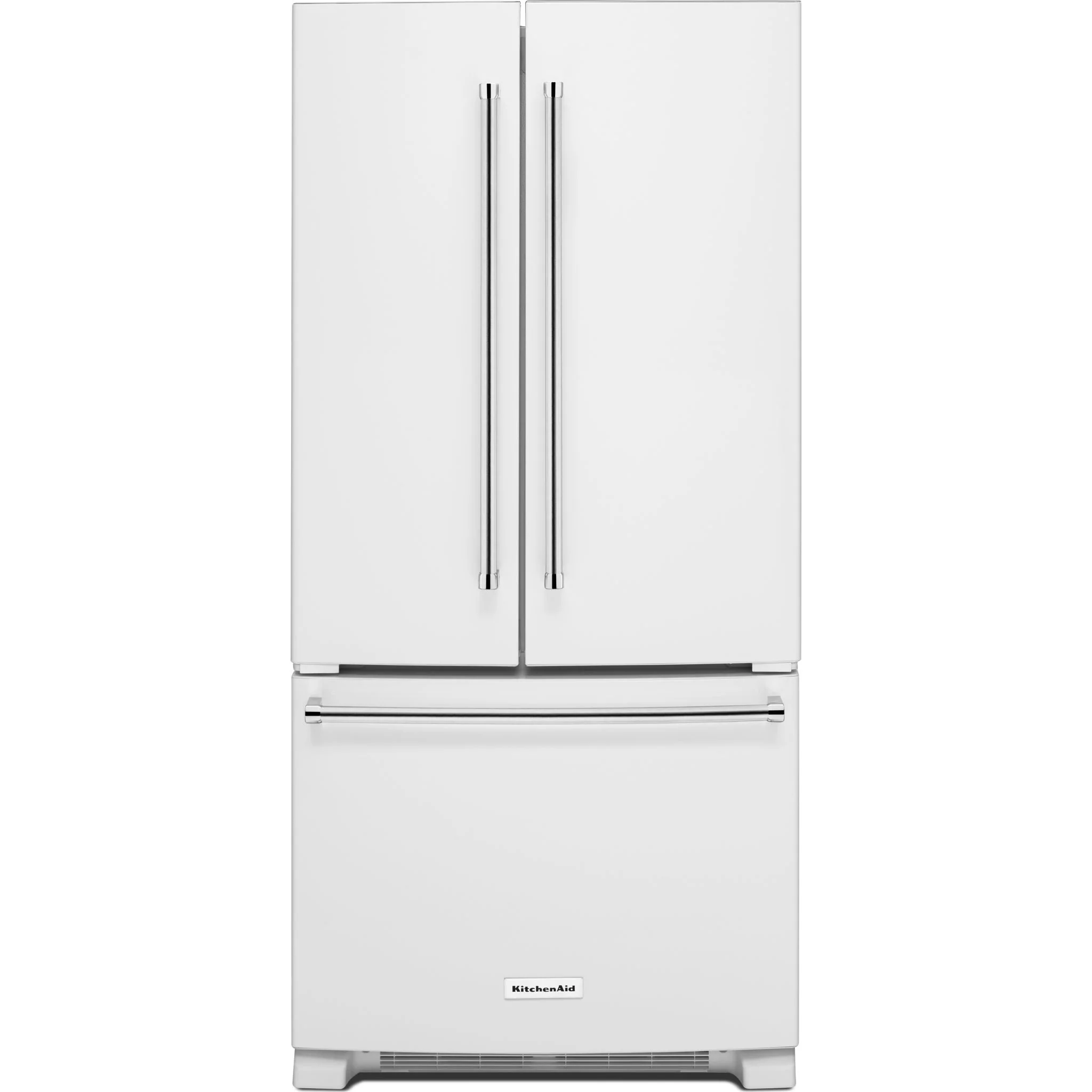 KitchenAid  22 cu. ft. 33" Width Standard Depth French Door Refrigerator with Interior Dispense (KRFF302EWH) - Image 6