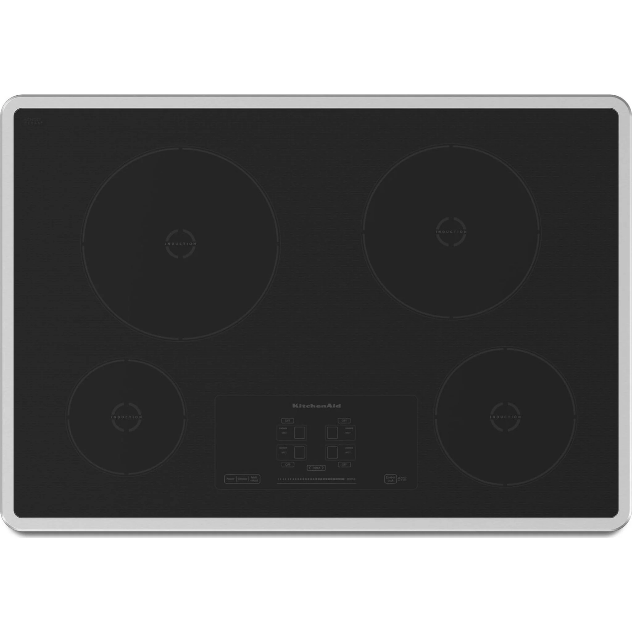 KitchenAid  30" Induction Cooktop with 4 Elements and Touch-Activated Controls (KICU500XSS) - Image 5