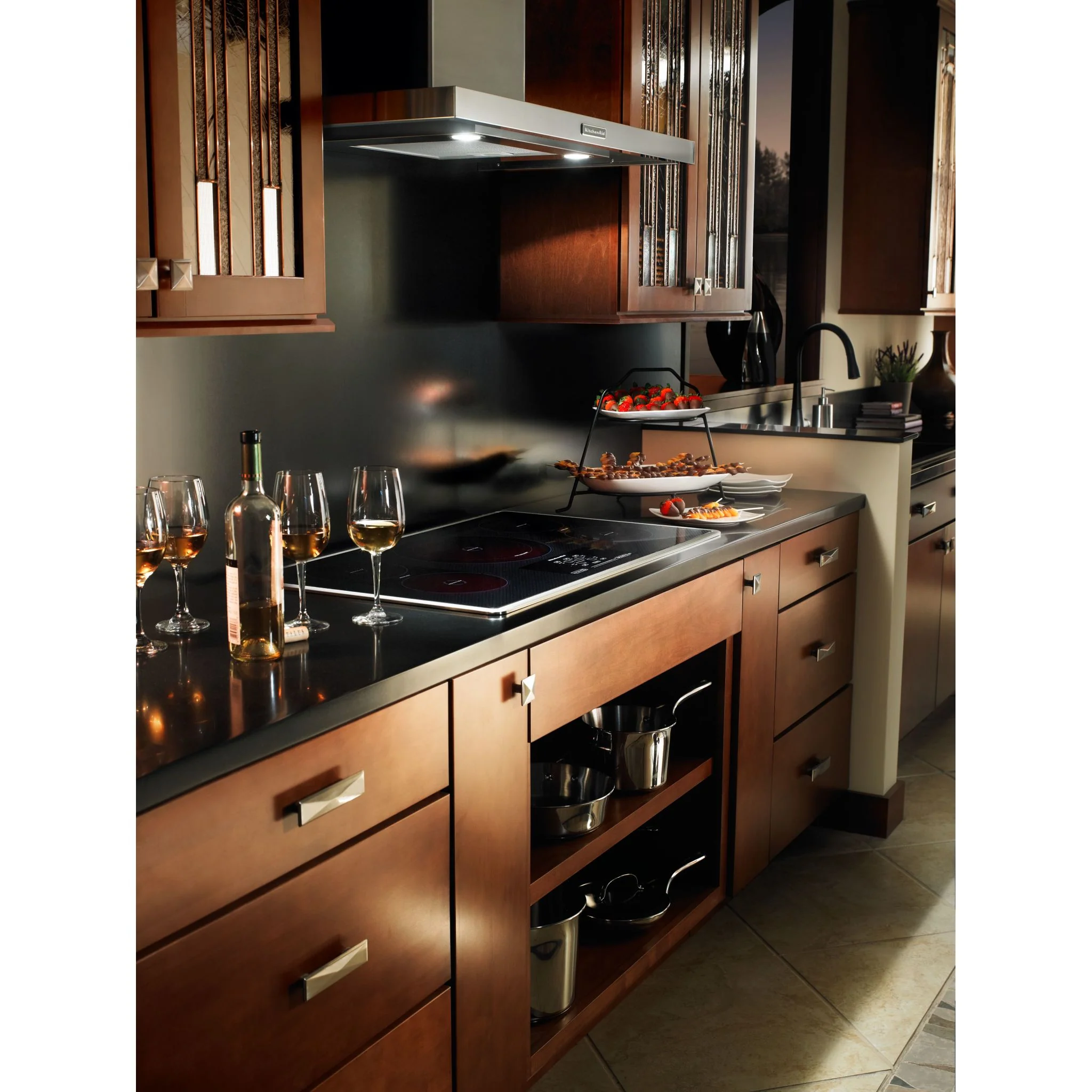 KitchenAid  36" Induction Cooktop with 5 Elements, Touch-Activated Controls and Power Slider (KICU569XSS) - Image 4