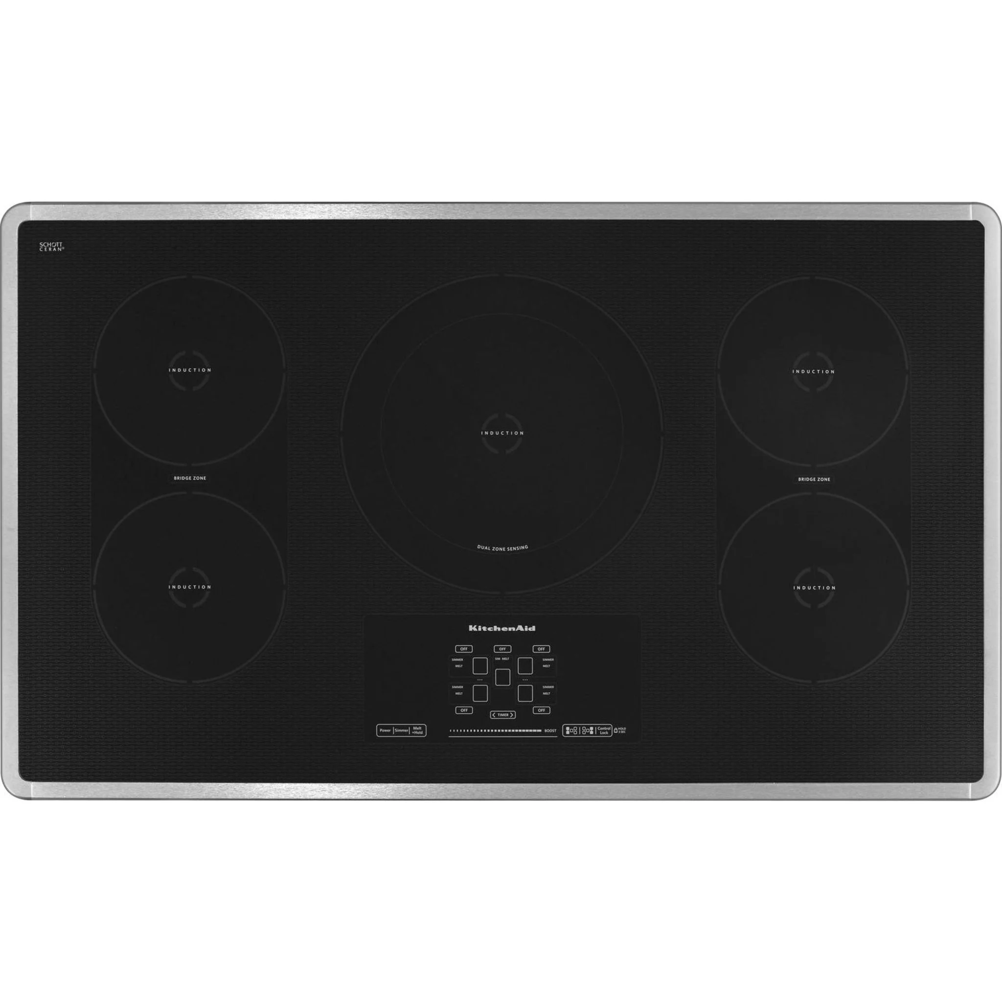 KitchenAid  36" Induction Cooktop with 5 Elements, Touch-Activated Controls and Power Slider (KICU569XSS) - Image 51
