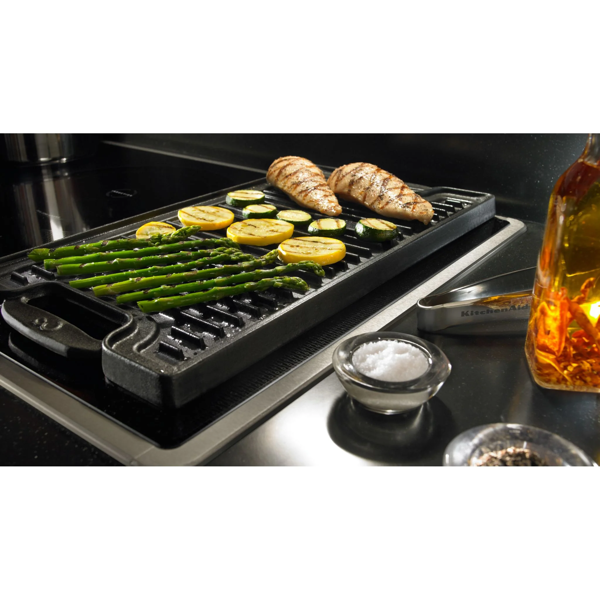 KitchenAid  36" Induction Cooktop with 5 Elements, Touch-Activated Controls and Power Slider (KICU569XSS) - Image 7