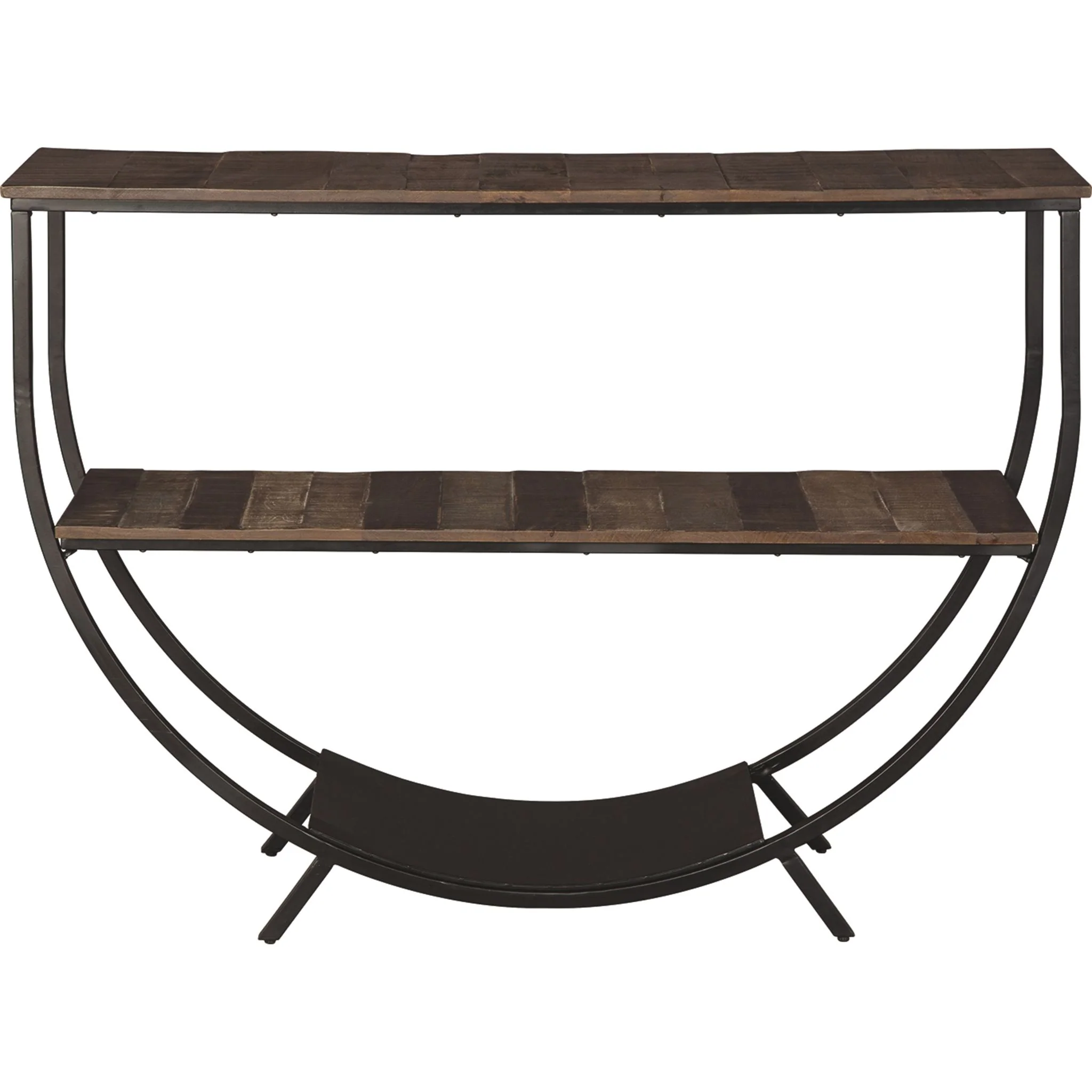 Lamoney Accent Table - Gray/White/Brown - Image 3