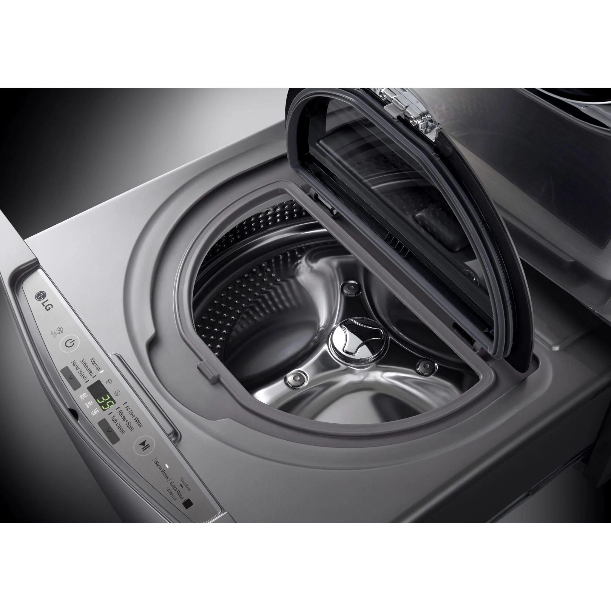 LG Pedestal Washer (WD100CV) - Graphite Steel - Image 4