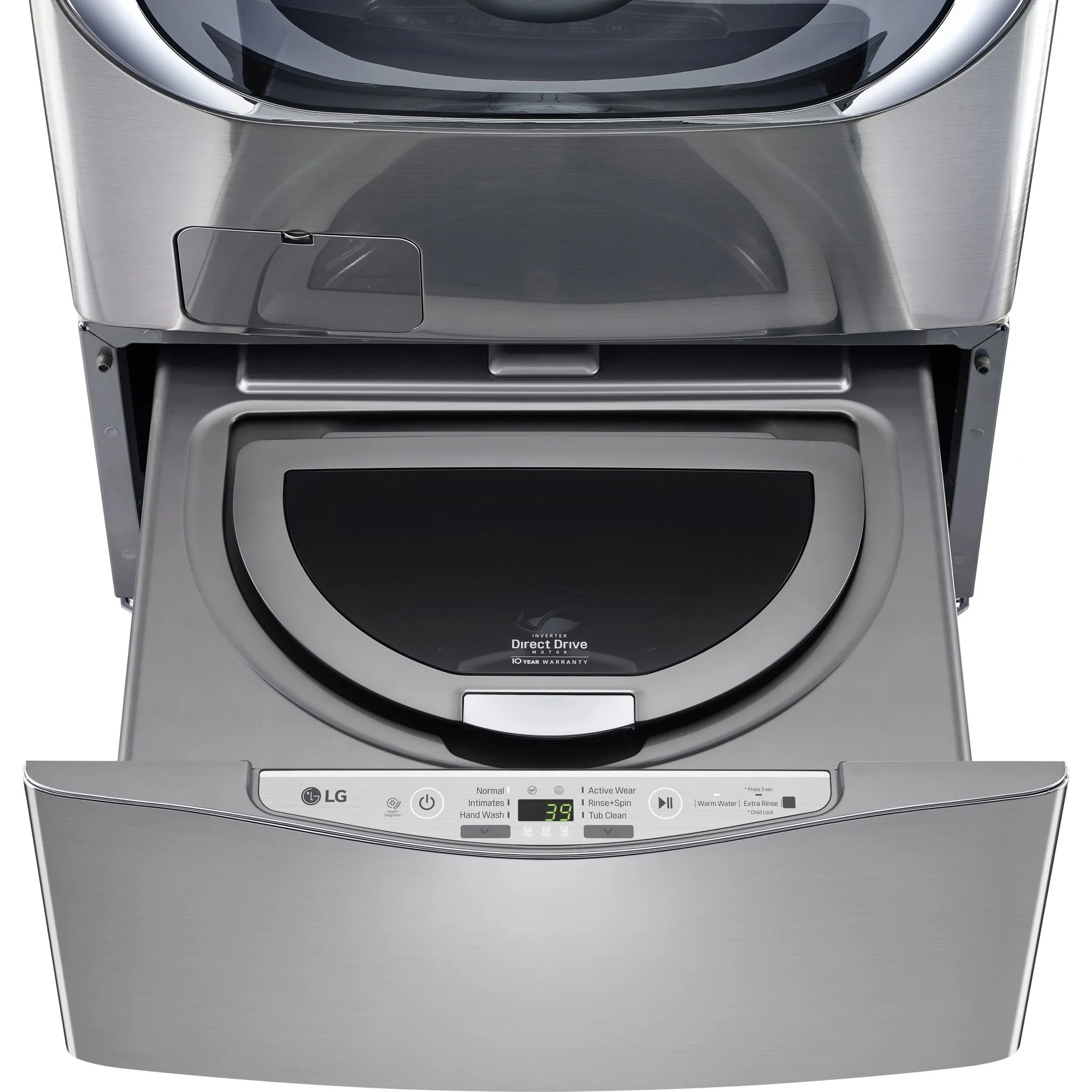 LG Pedestal Washer (WD100CV) - Graphite Steel - Image 5