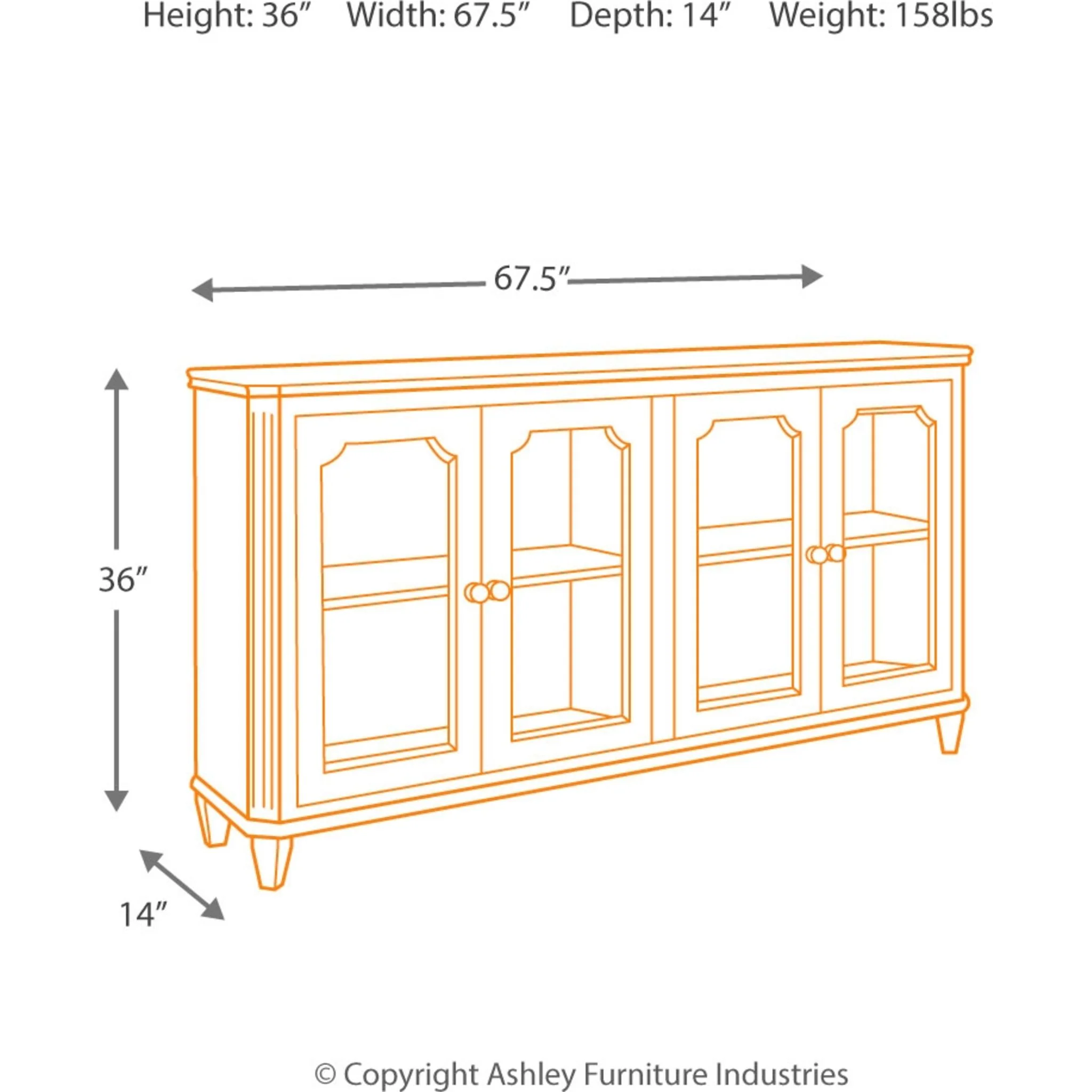 Mirimyn Antiq Large Accent Table - Grey - Image 6