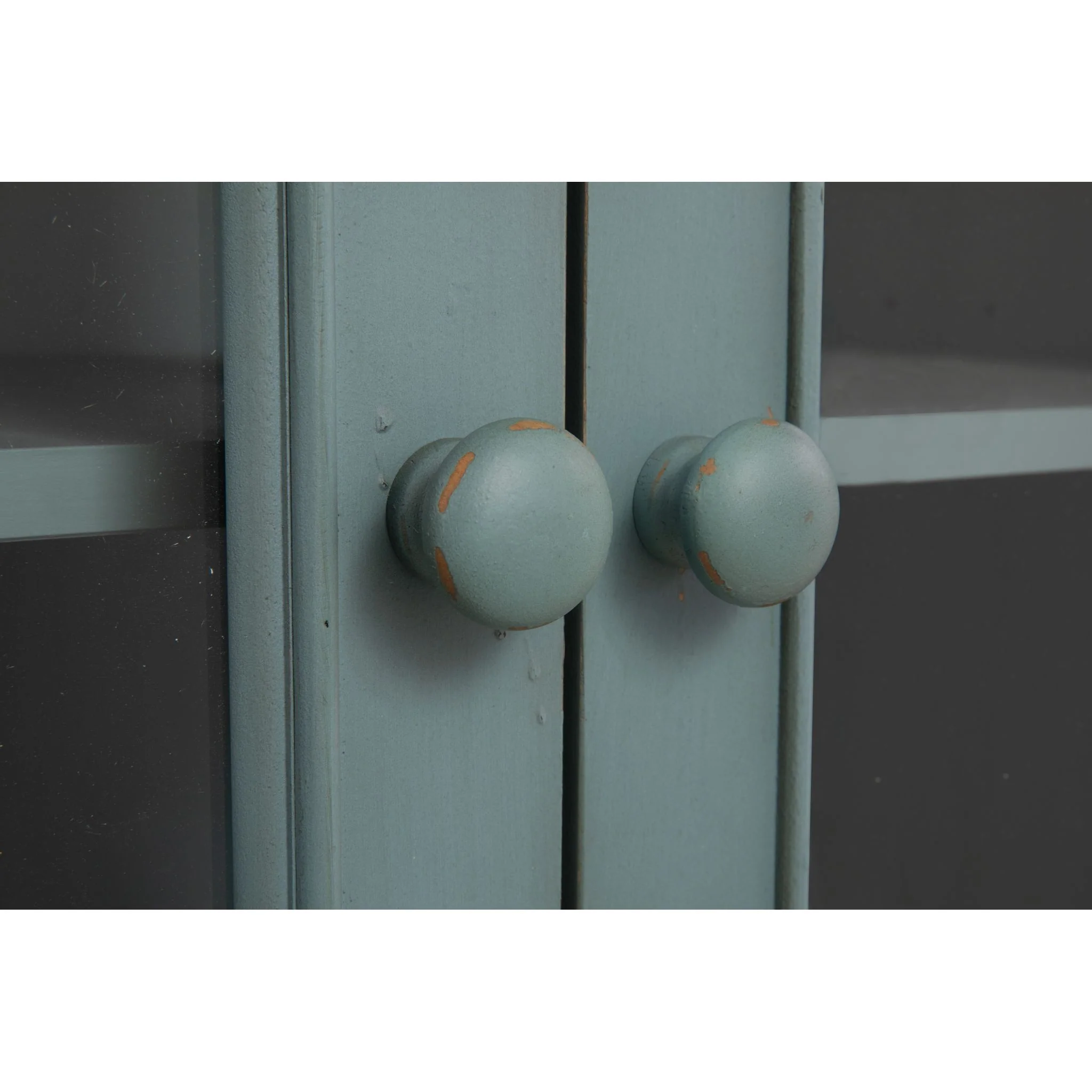 Mirimyn Antiq Small Accent Table - Teal - Image 6