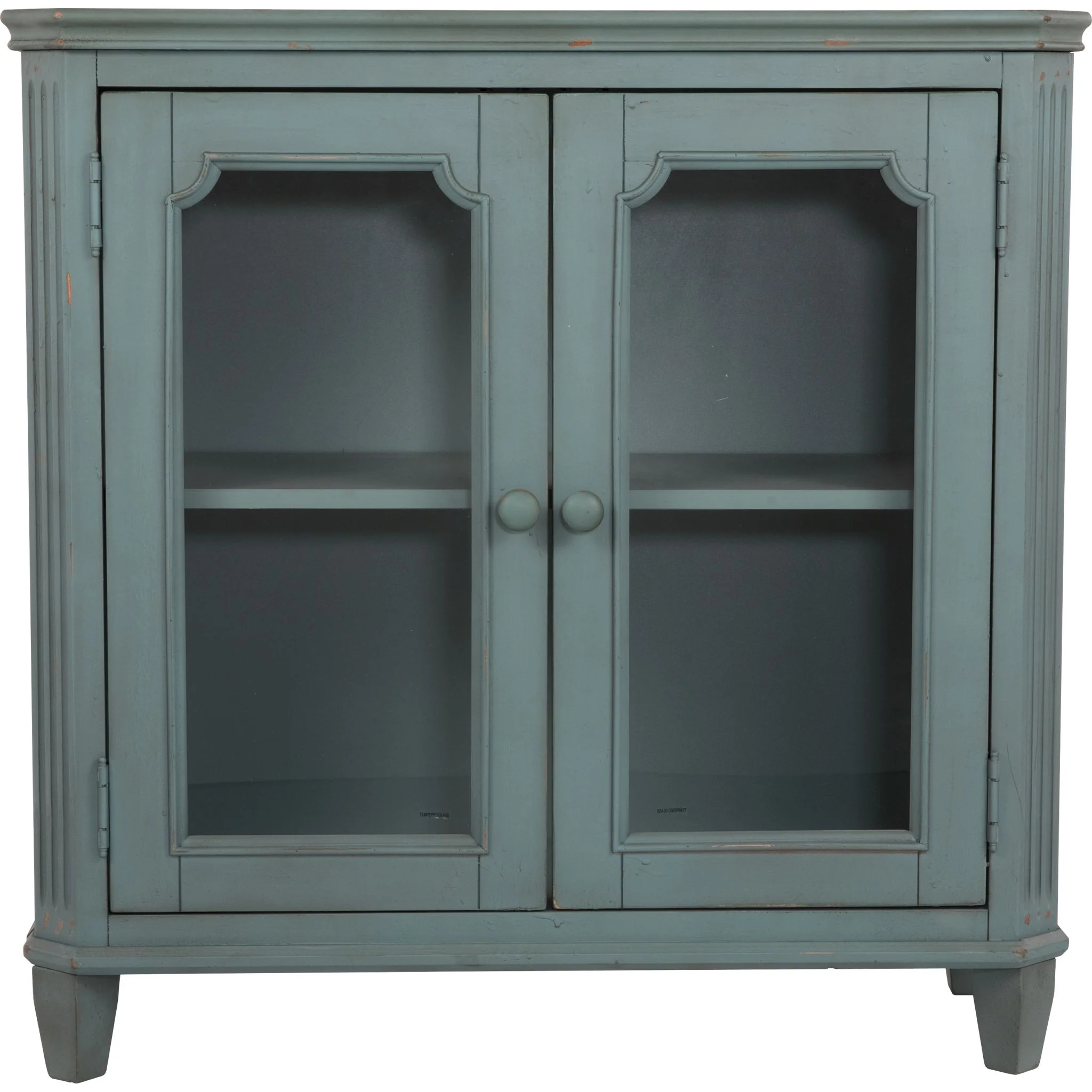 Mirimyn Antiq Small Accent Table - Teal - Image 7