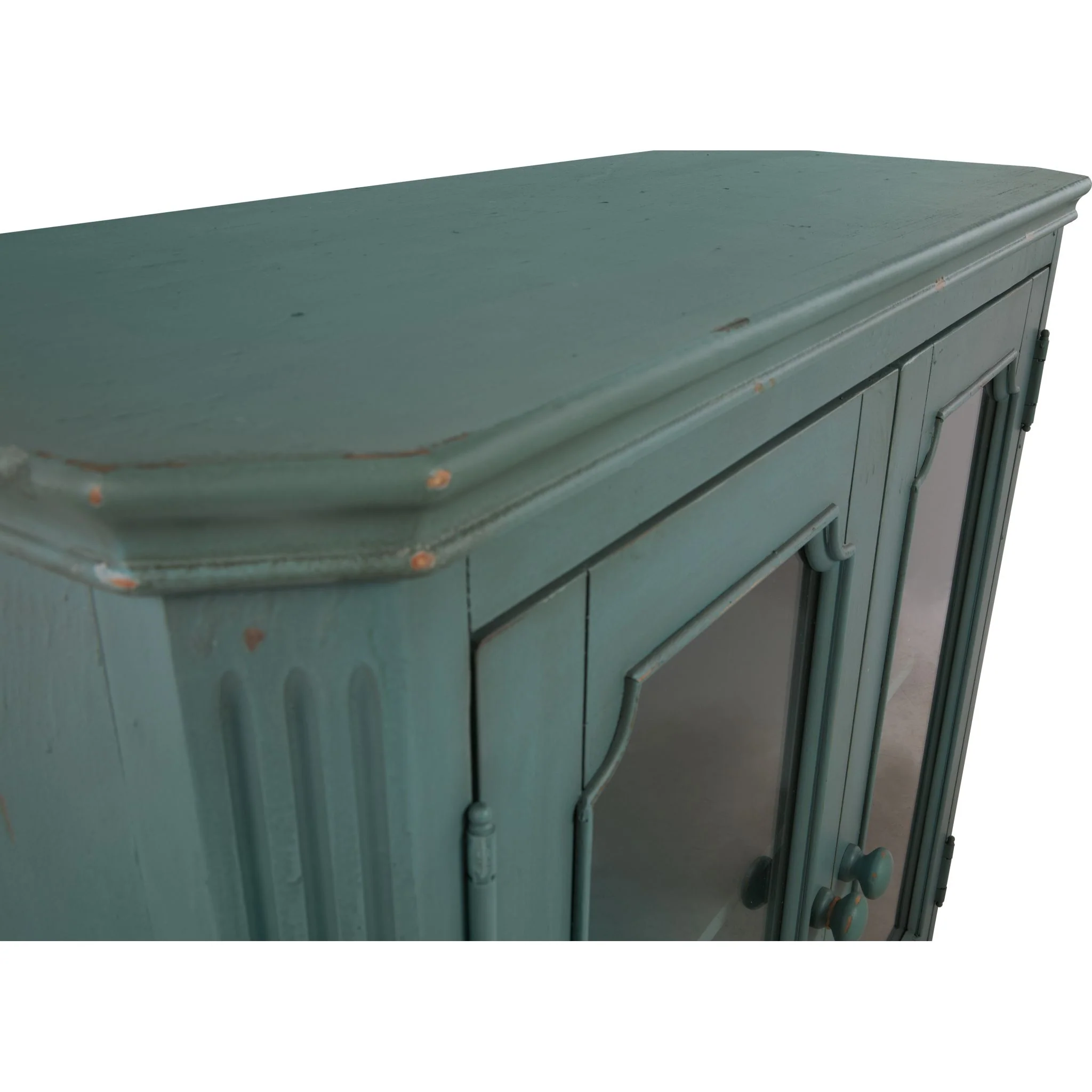 Mirimyn Antiq Small Accent Table - Teal - Image 9