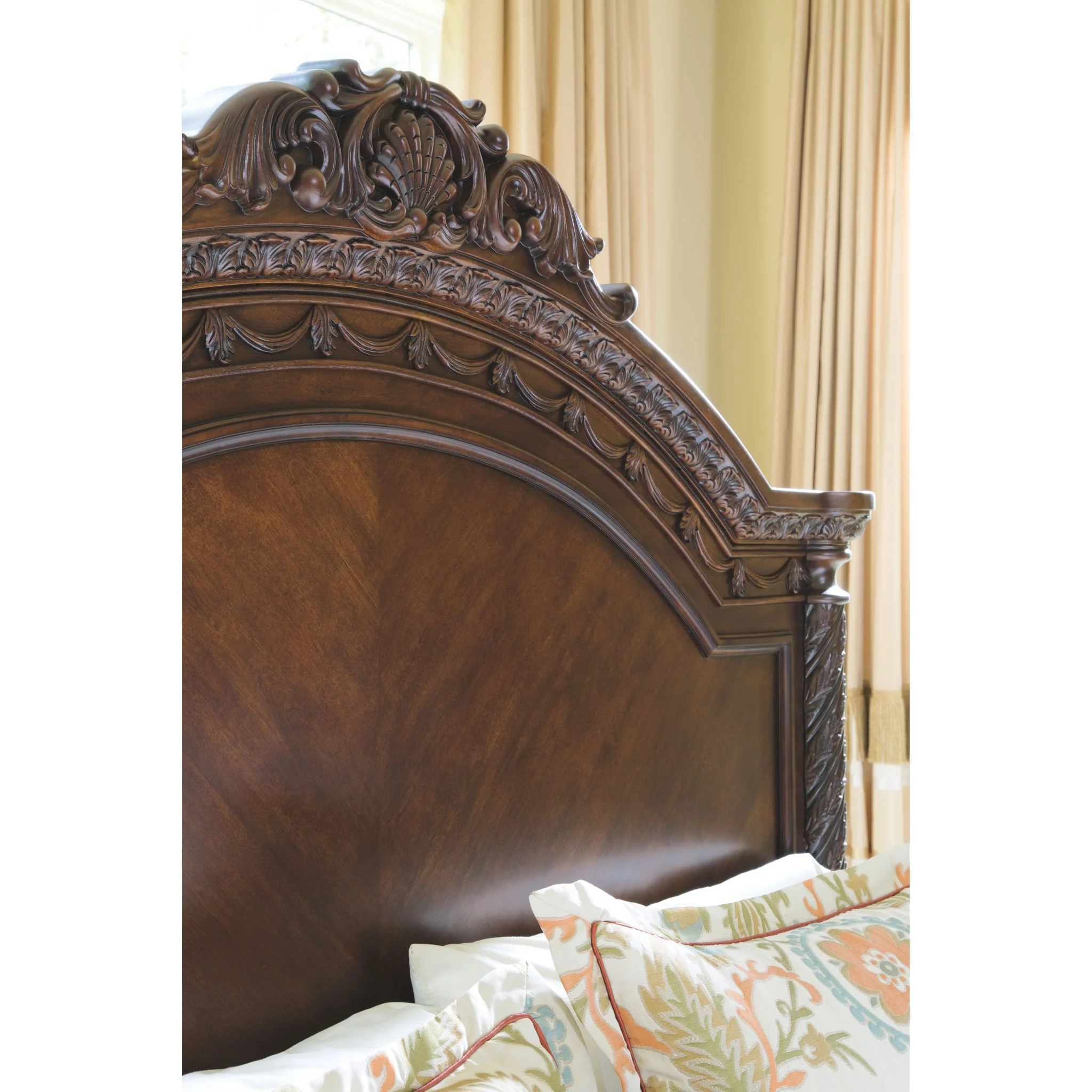 North Shore 3 Piece Panel Bed - Dark Brown - Image 14