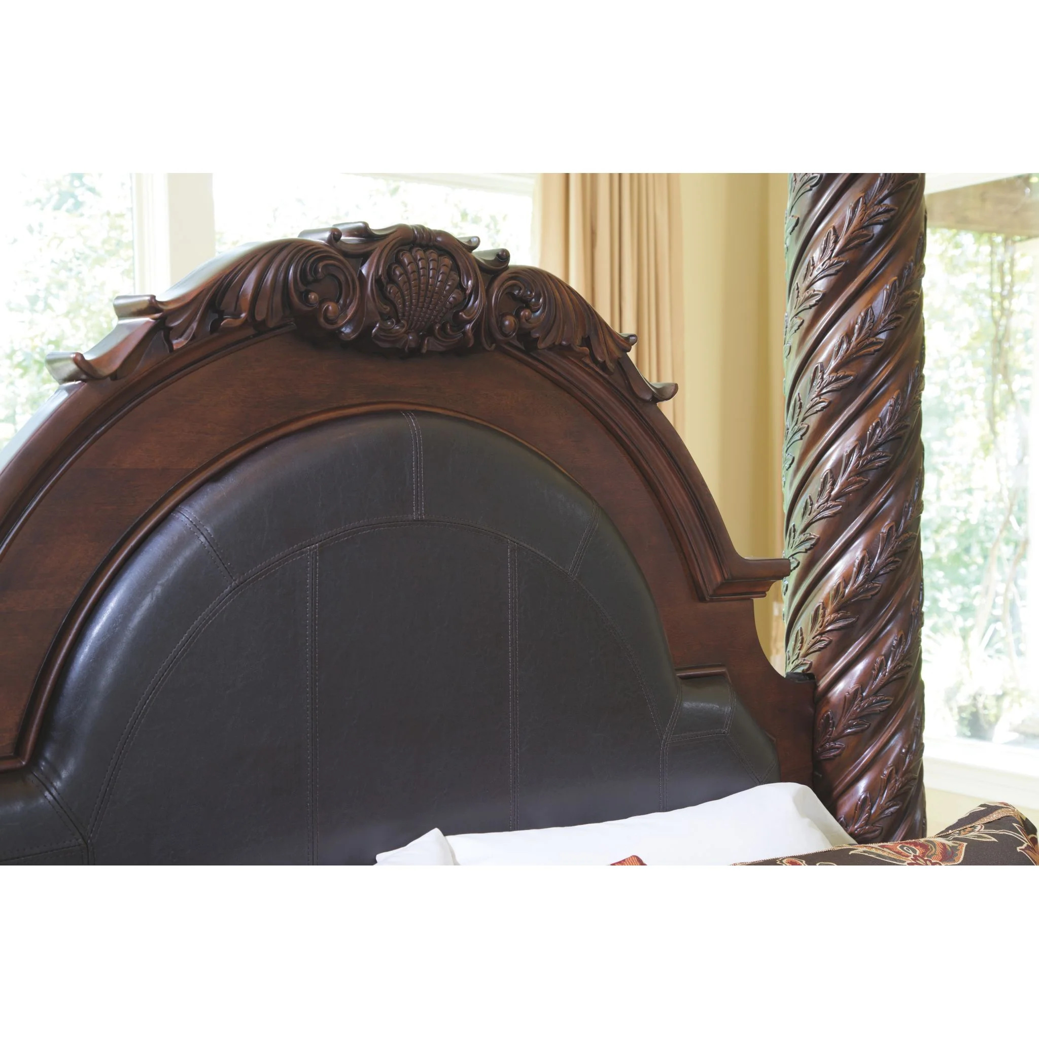 North Shore California King Bed - Dark Brown - Image 11