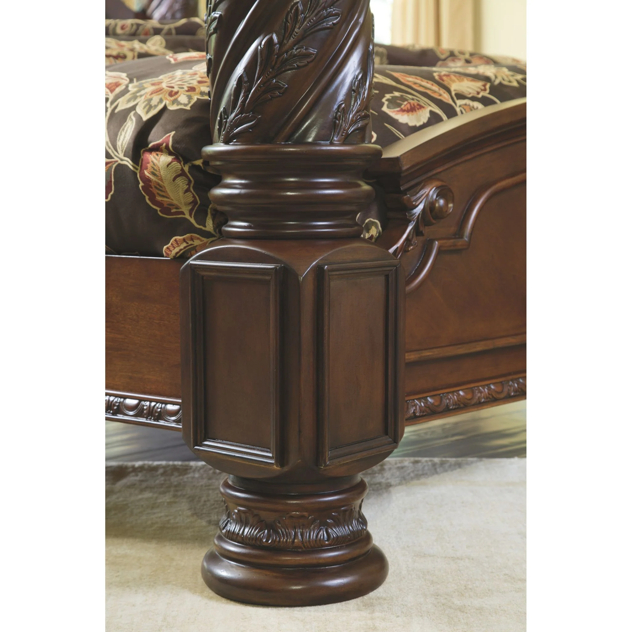 North Shore California King Bed - Dark Brown - Image 12