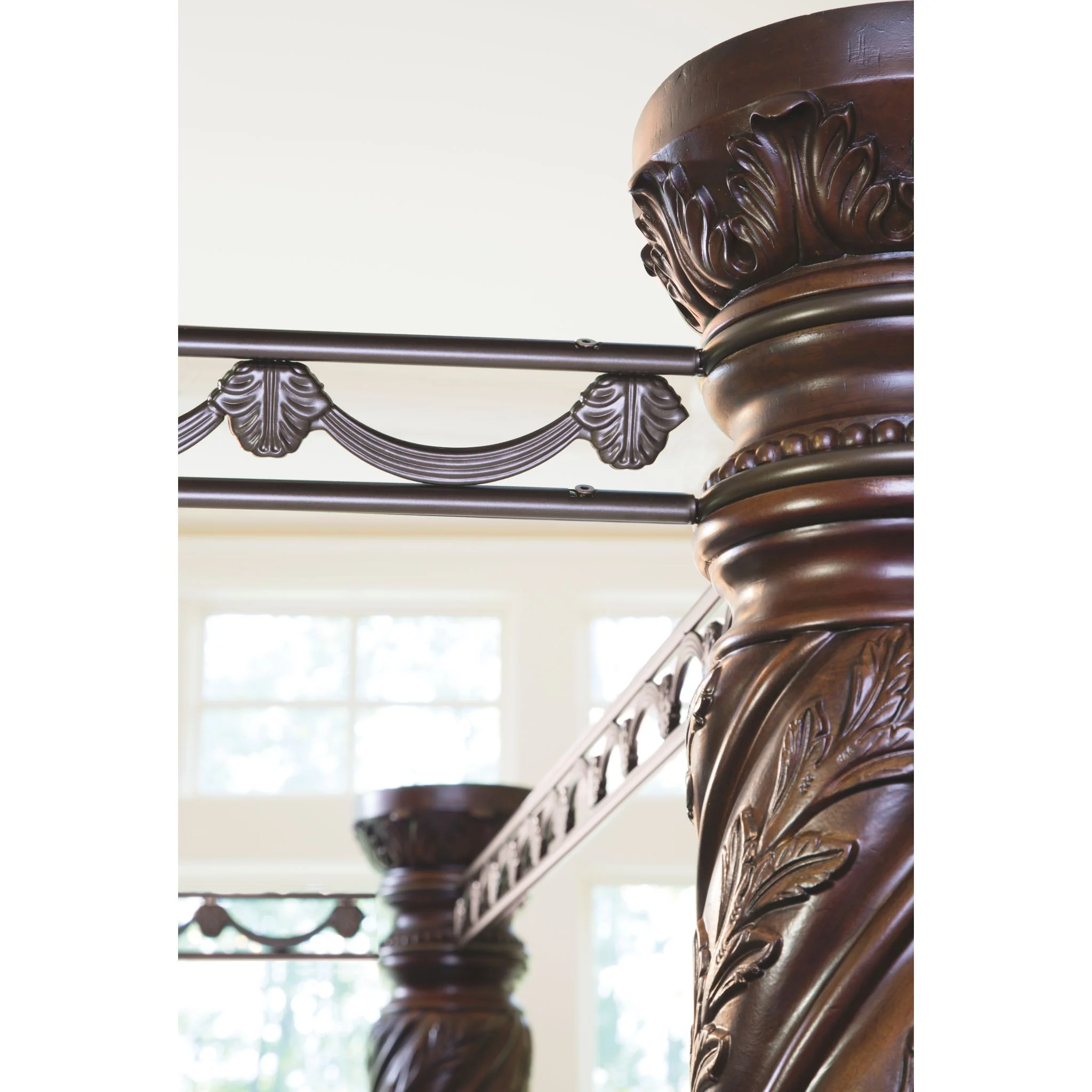 North Shore California King Bed - Dark Brown - Image 13