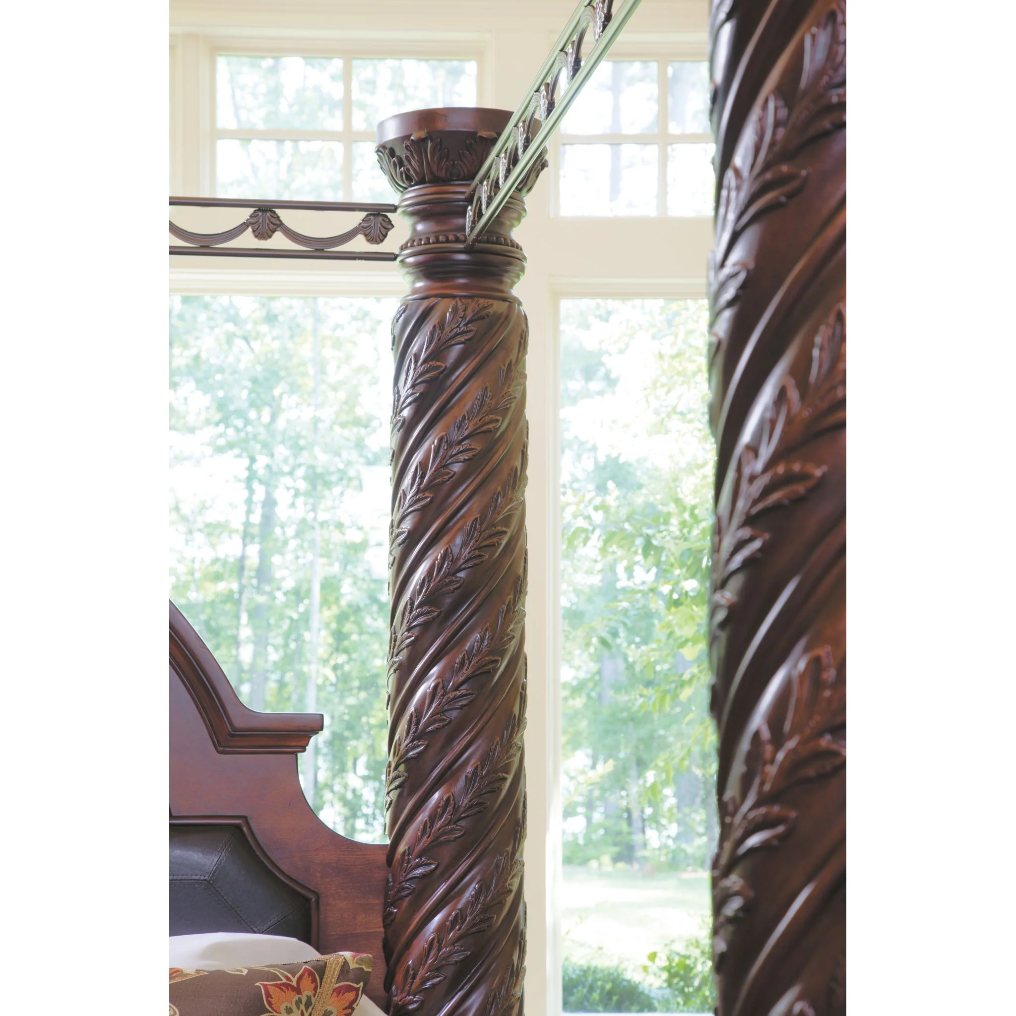 North Shore California King Bed - Dark Brown - Image 4