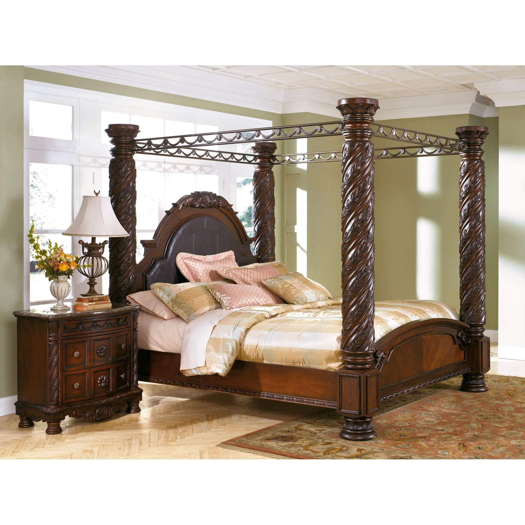 North Shore California King Bed - Dark Brown - Image 7
