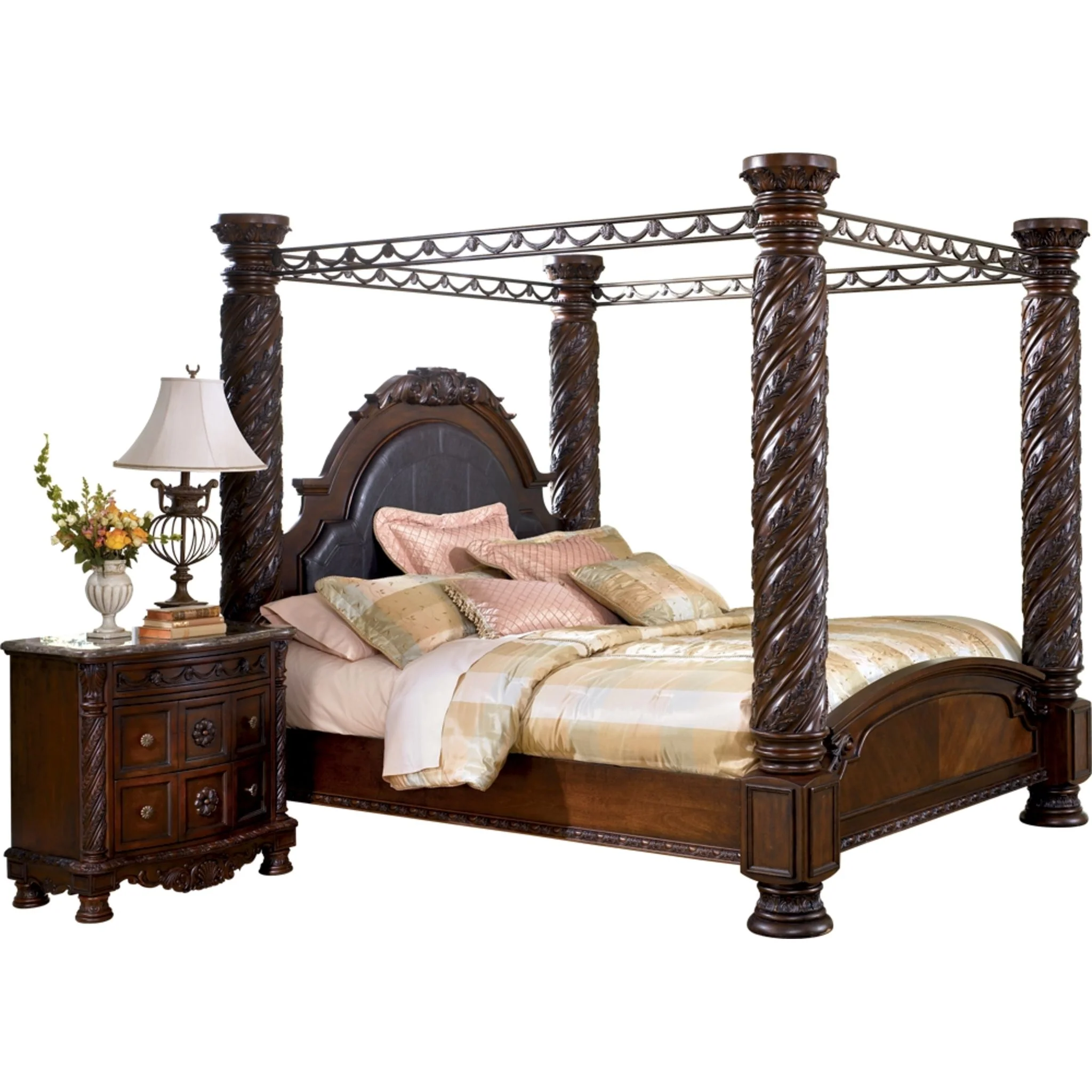 North Shore California King Bed - Dark Brown - Image 8
