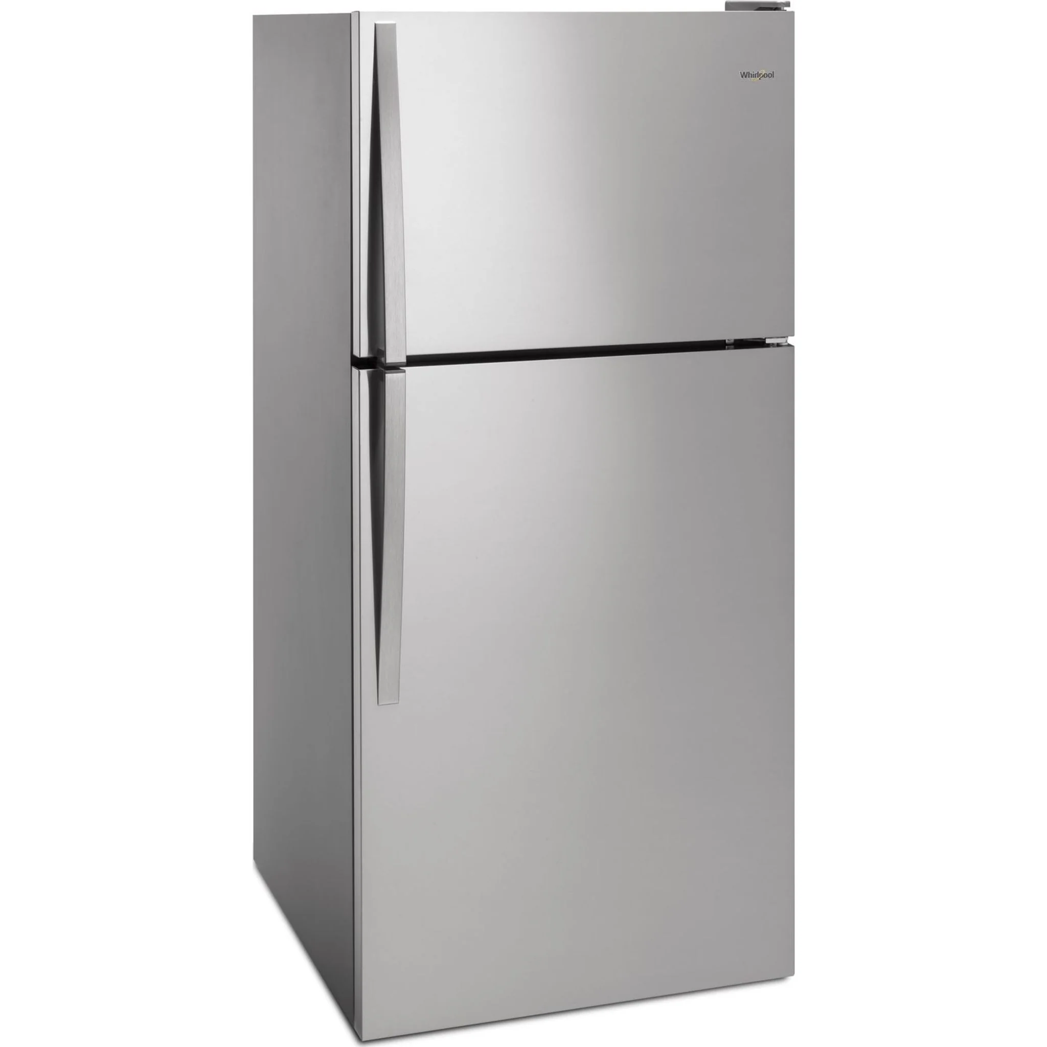 Whirlpool 30" Wide Top-Freezer Refrigerator -Monochromatic Stainless Steel (WRT148FZDM) - Image 3