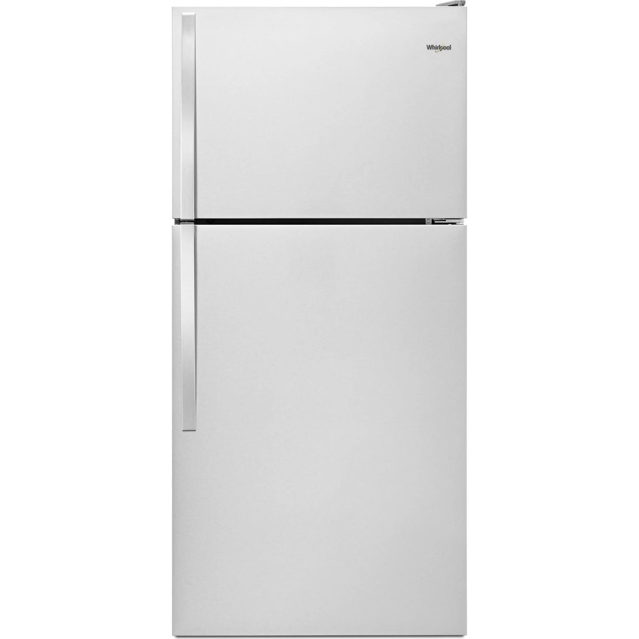 Whirlpool 30" Wide Top-Freezer Refrigerator -Monochromatic Stainless Steel (WRT148FZDM) - Image 8