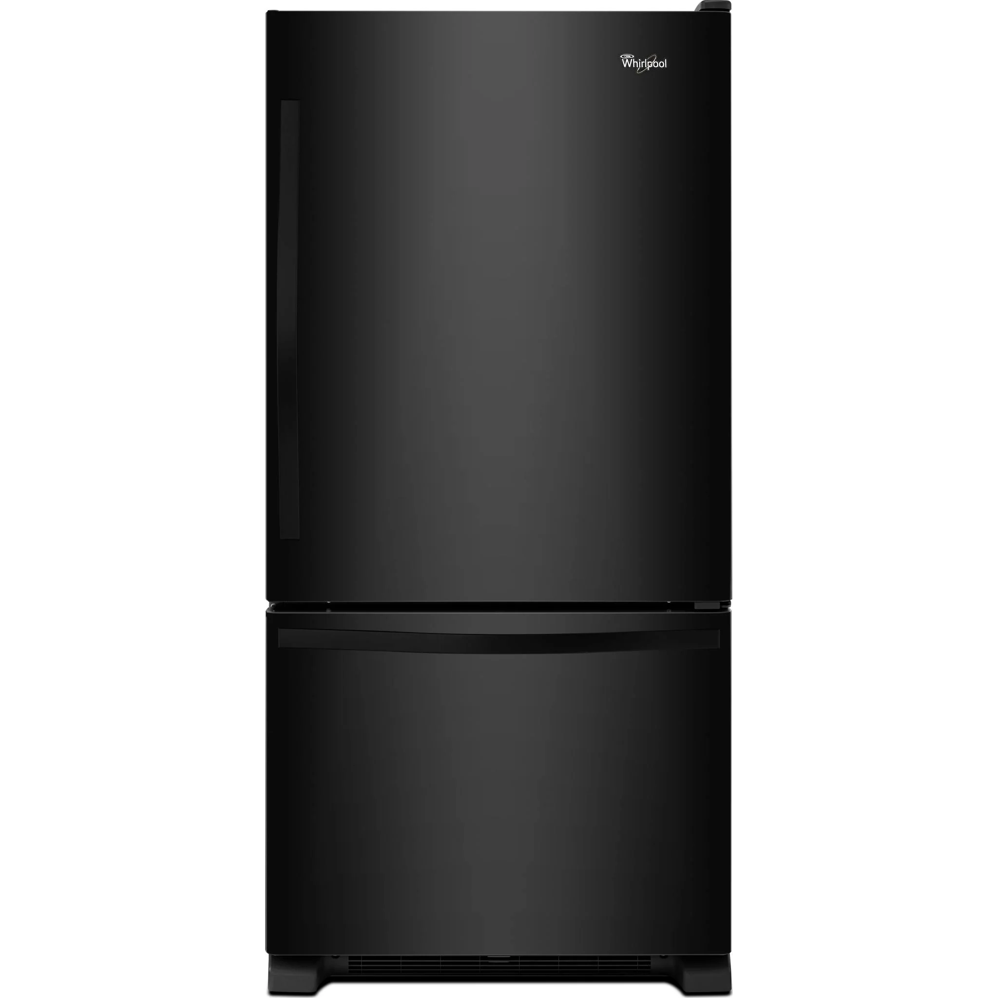 Whirlpool 22 cu. ft. Bottom-Freezer Refrigerator with Freezer Drawer -Black-on-Black (WRB322DMBB) - Image 15
