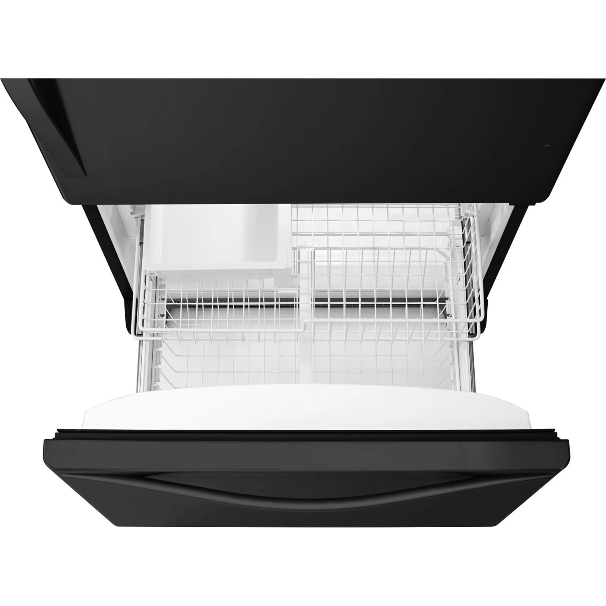 Whirlpool 22 cu. ft. Bottom-Freezer Refrigerator with Freezer Drawer -Black-on-Black (WRB322DMBB) - Image 24