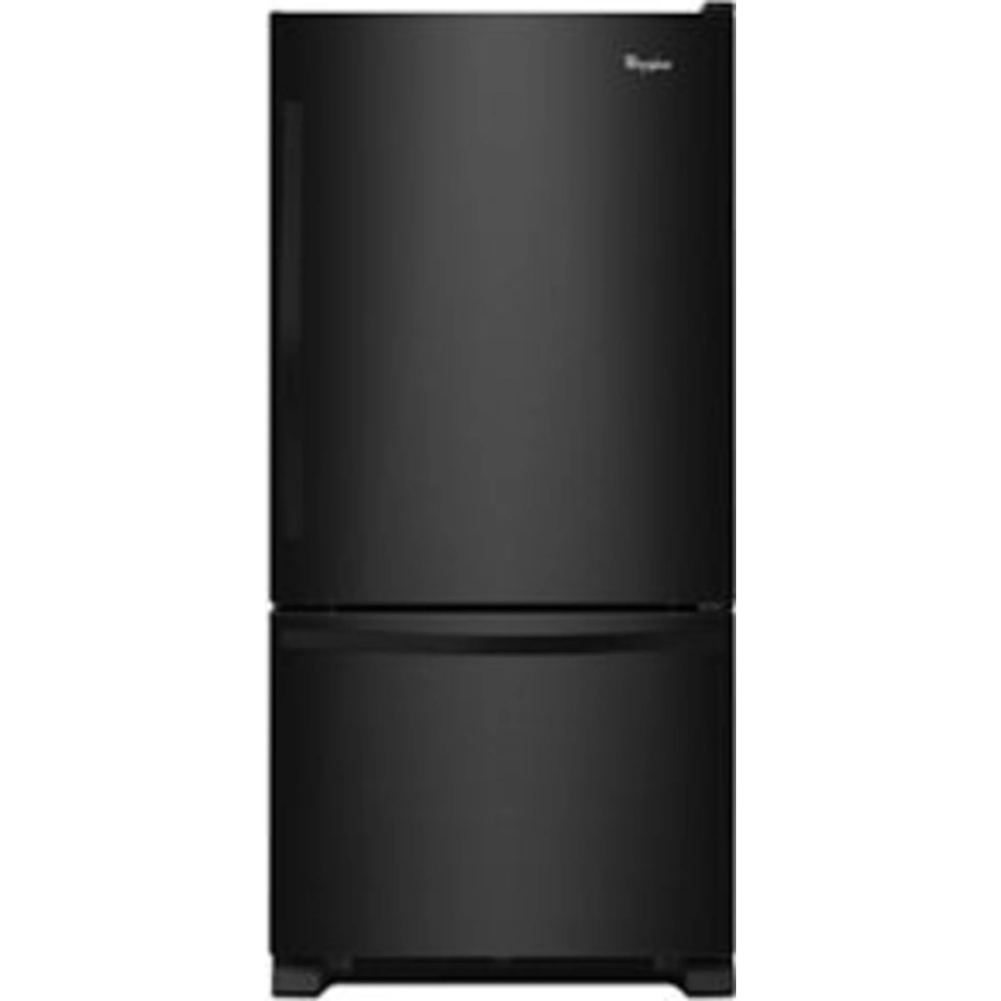 Whirlpool 22 cu. ft. Bottom-Freezer Refrigerator with Freezer Drawer -Black-on-Black (WRB322DMBB) - Image 30