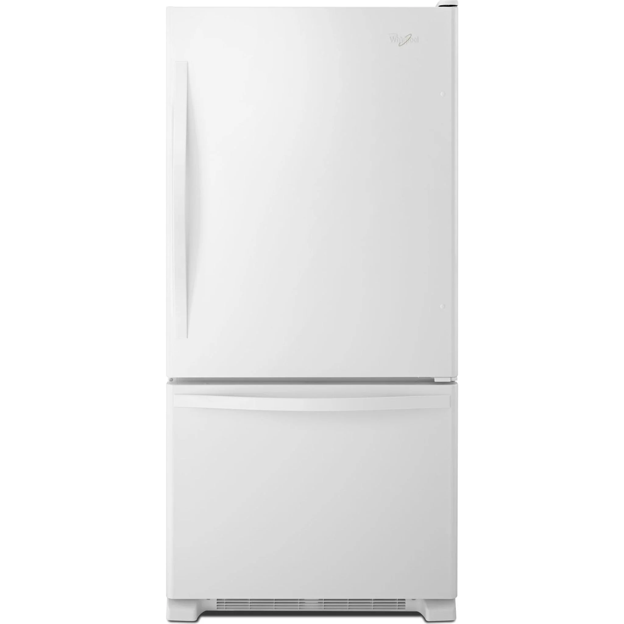 Whirlpool 22 cu. ft. Bottom-Freezer Refrigerator with Freezer Drawer -White-on-White (WRB322DMBW) - Image 13