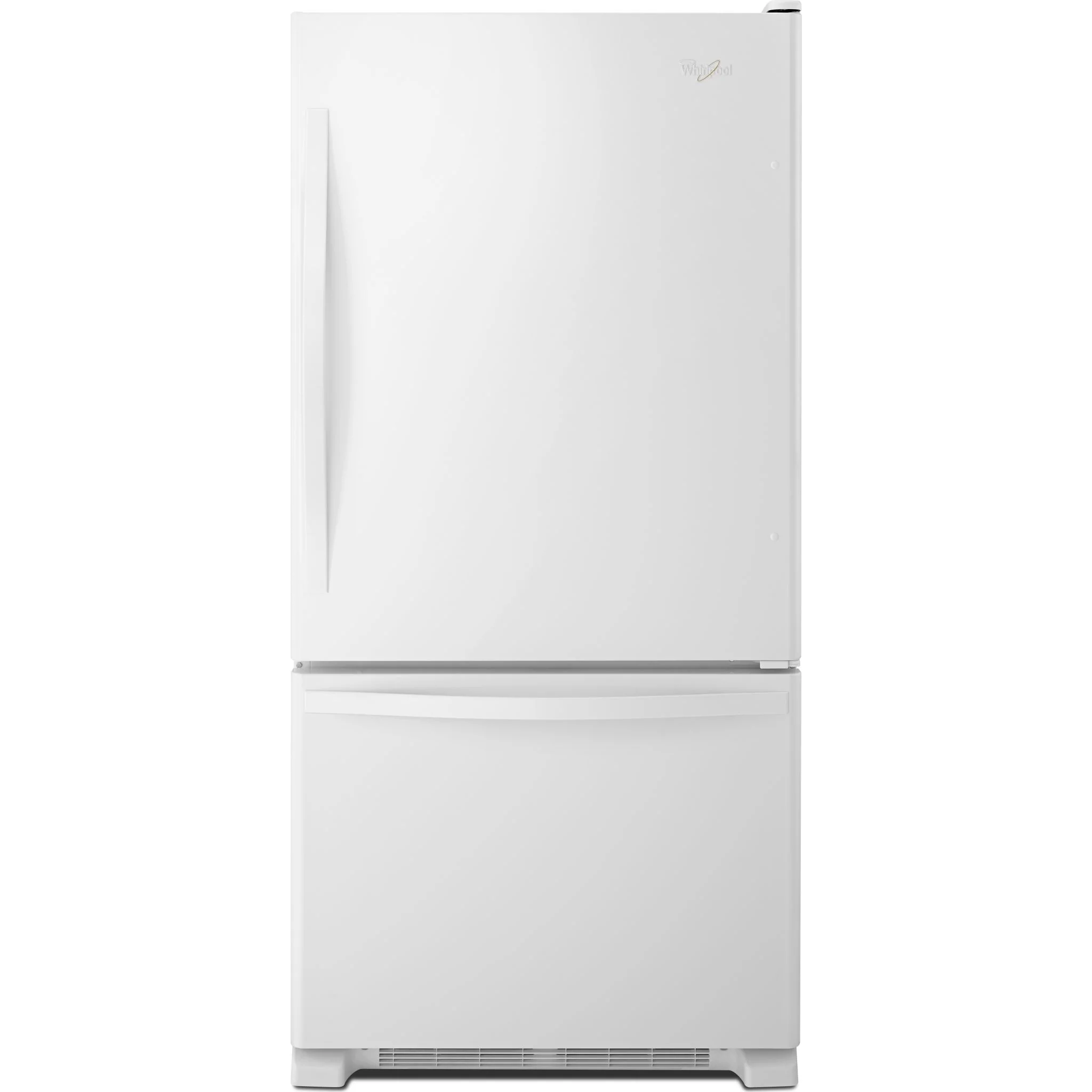 Whirlpool 22 cu. ft. Bottom-Freezer Refrigerator with Freezer Drawer -White-on-White (WRB322DMBW) - Image 15