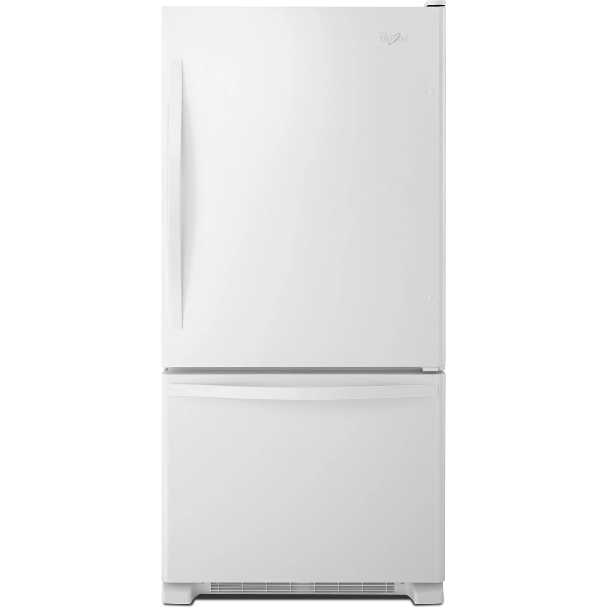 Whirlpool 22 cu. ft. Bottom-Freezer Refrigerator with Freezer Drawer -White-on-White (WRB322DMBW) - Image 28