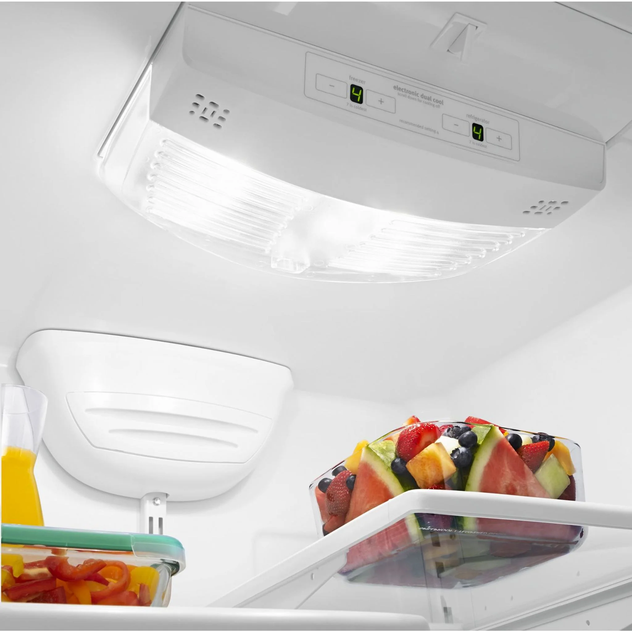 Whirlpool 22 cu. ft. Bottom-Freezer Refrigerator with Freezer Drawer -White-on-White (WRB322DMBW) - Image 36