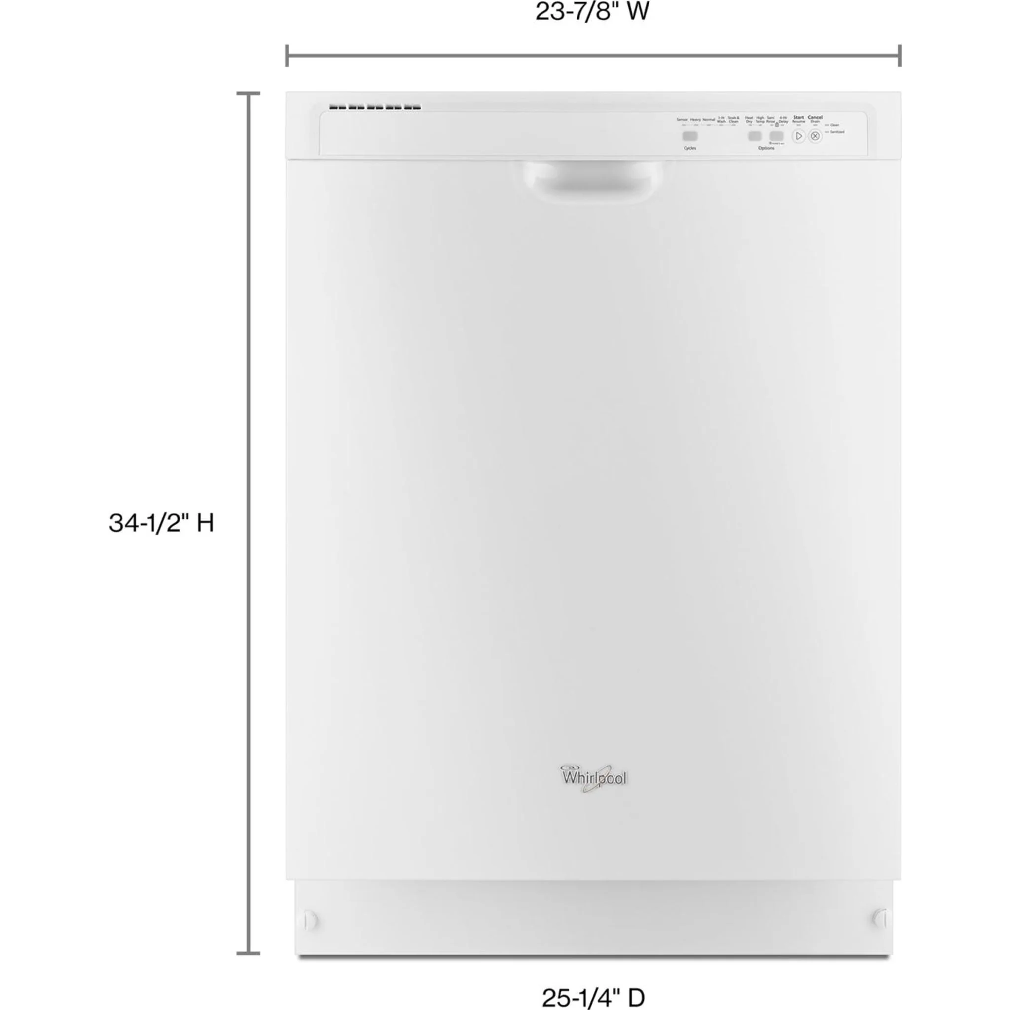 Whirlpool Dishwasher with Sensor Cycle (WDF540PADW) - Image 25